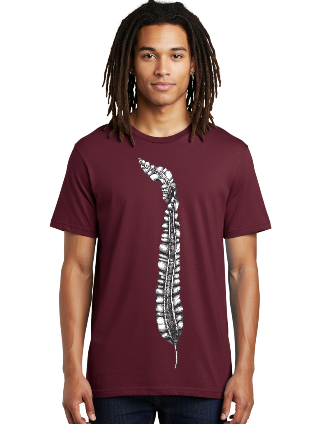 Paleodictyon Men'S Graphic Tee, 100% Cotton, Comfortable Casual Summer Wear, Machine Washable, Black And White Centipede, Detailed Illustration, Many Legs, Invertebrate Animal, Creepy Crawlers, Entomology Art, Detailed Drawing Aad727