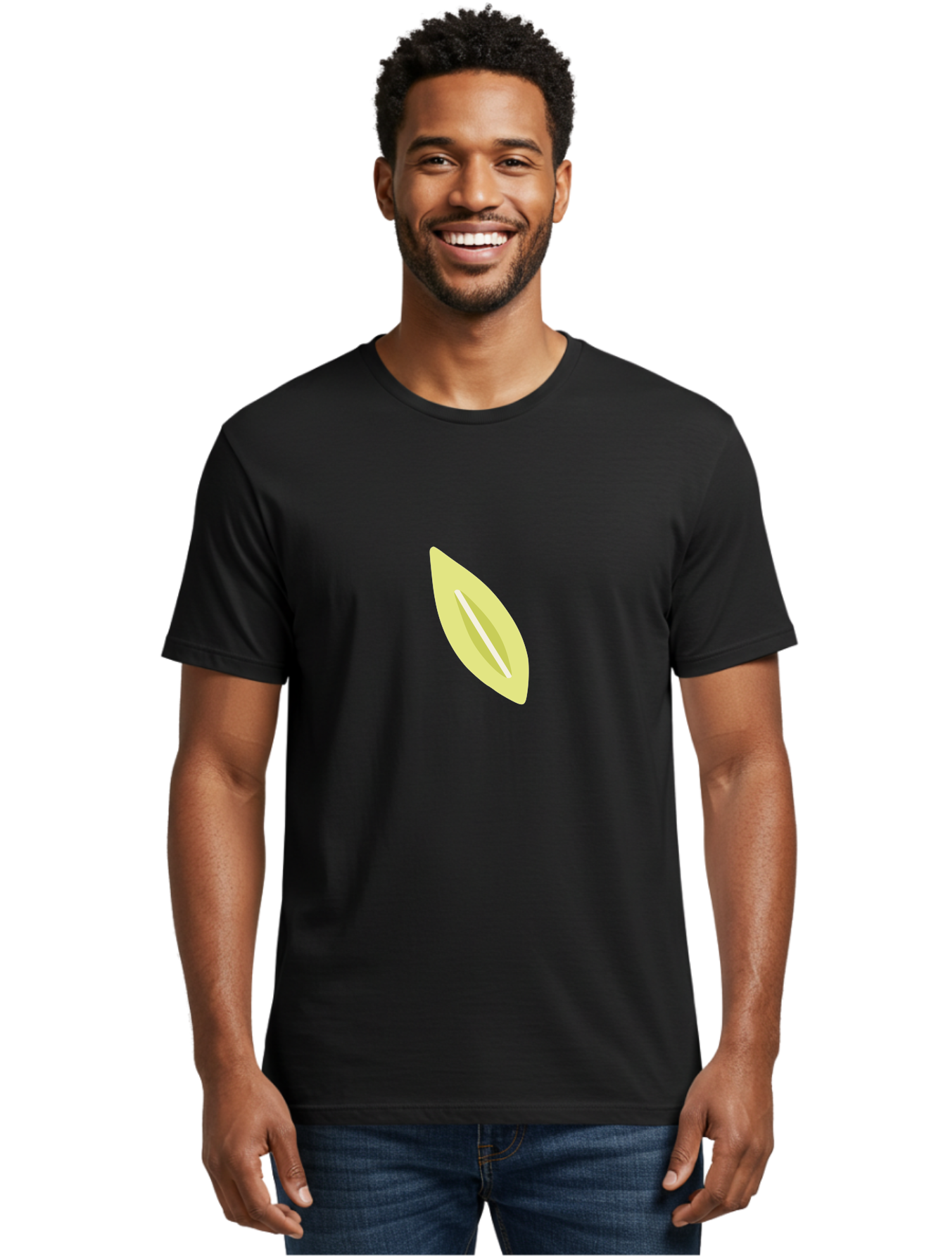 Pea-Pod Men'S Graphic Tee, 100% Cotton, Comfortable Casual Summer Wear, Machine Washable, Pistachio Nut, Open Pistachio, Green Nut, Snack Food, Healthy Eating, Nutty Flavor Aad730