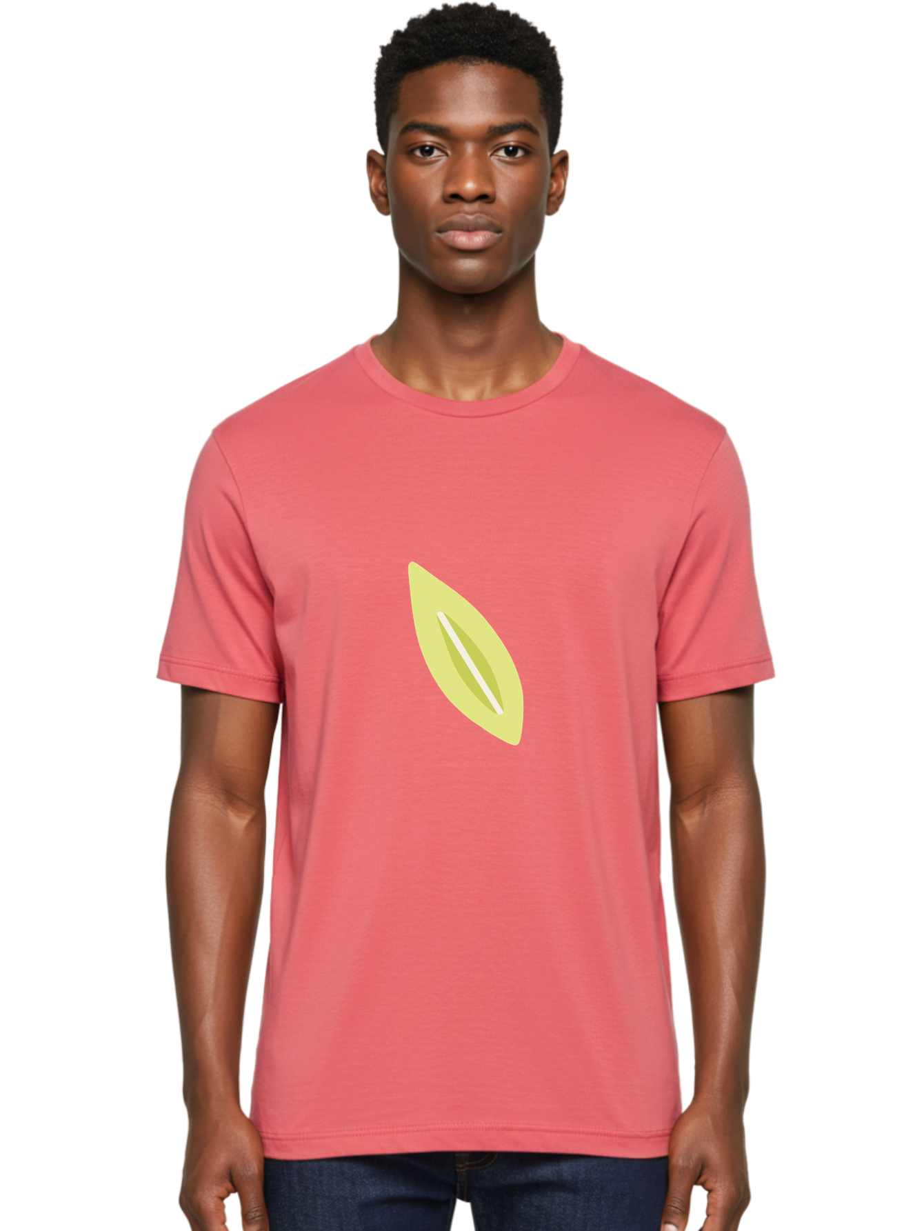 Pea-Pod Men'S Graphic Tee, 100% Cotton, Comfortable Casual Summer Wear, Machine Washable, Pistachio Nut, Open Pistachio, Green Nut, Snack Food, Healthy Eating, Nutty Flavor Aad730