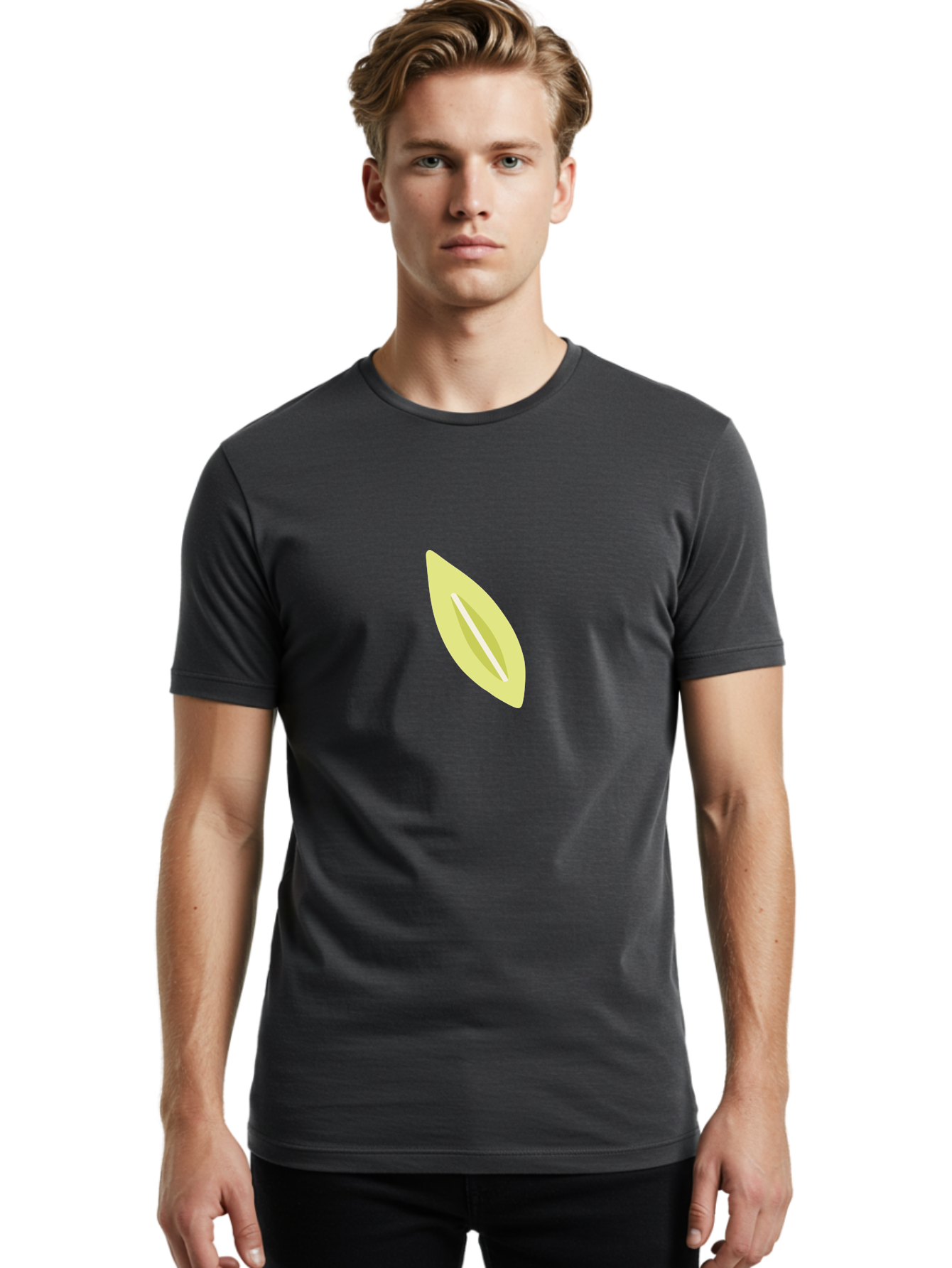 Pea-Pod Men'S Graphic Tee, 100% Cotton, Comfortable Casual Summer Wear, Machine Washable, Pistachio Nut, Open Pistachio, Green Nut, Snack Food, Healthy Eating, Nutty Flavor Aad730