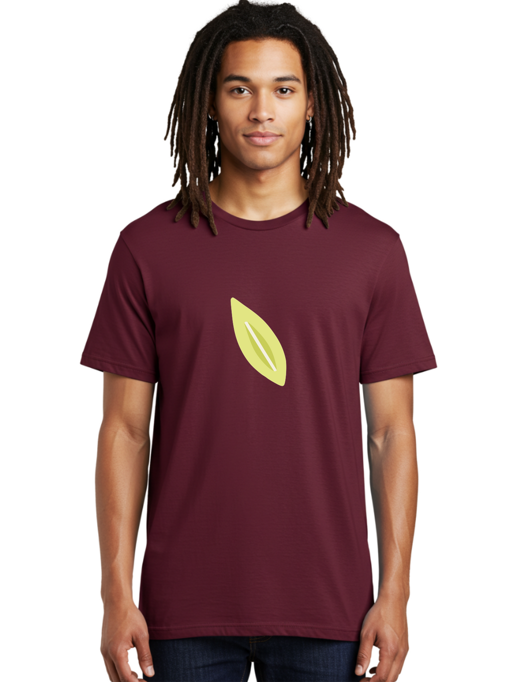 Pea-Pod Men'S Graphic Tee, 100% Cotton, Comfortable Casual Summer Wear, Machine Washable, Pistachio Nut, Open Pistachio, Green Nut, Snack Food, Healthy Eating, Nutty Flavor Aad730