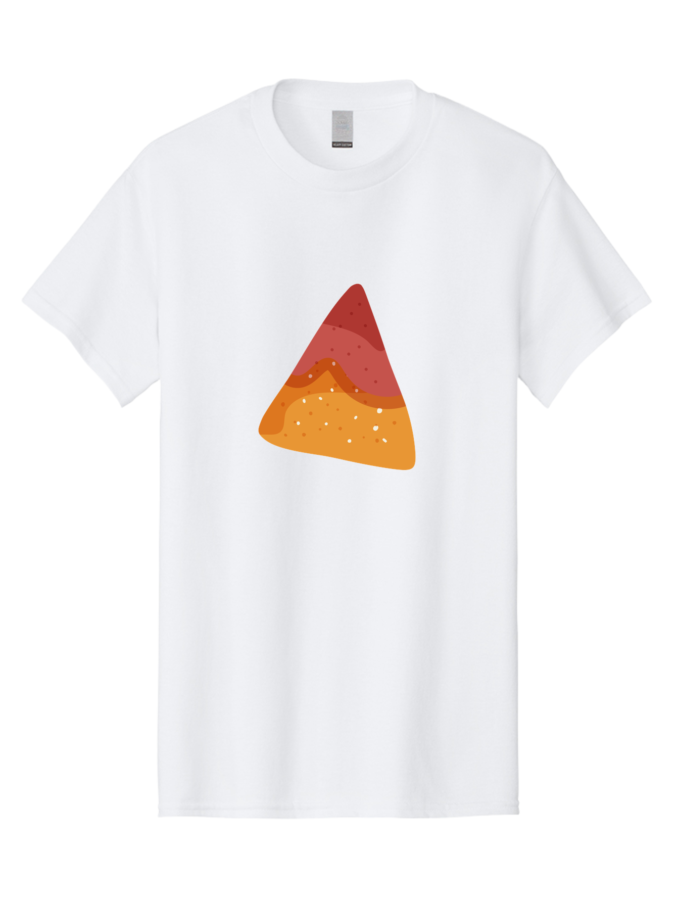 Pizza-Slice-1 Men'S Graphic Tee, 100% Cotton, Comfortable Casual Summer Wear, Machine Washable, Pizza Slice, Triangle Shape, Red Sauce, Melted Cheese, Savory Toppings, Italian Food, Delicious Treat, Tasty Snack, Cartoon Illustration Aad734