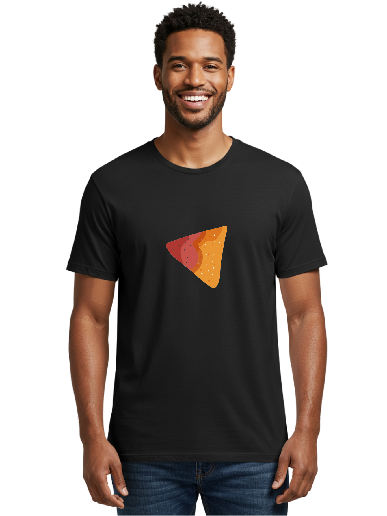 Pizza-Slice-3 Men'S Graphic Tee, 100% Cotton, Comfortable Casual Summer Wear, Machine Washable, Pizza Slice, Delicious Food, Italian Cuisine, Pepperoni Pizza, Cheesy Goodness, Savory Treat, Tasty Topping, Crispy Crust Aad736