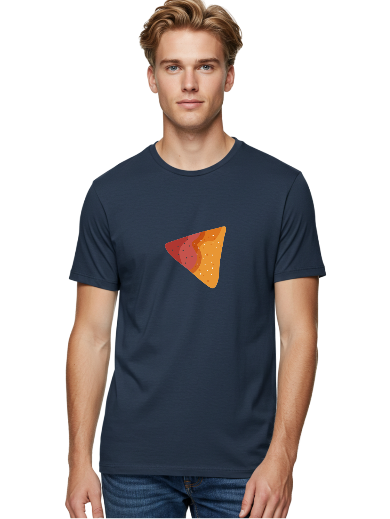 Pizza-Slice-3 Men'S Graphic Tee, 100% Cotton, Comfortable Casual Summer Wear, Machine Washable, Pizza Slice, Delicious Food, Italian Cuisine, Pepperoni Pizza, Cheesy Goodness, Savory Treat, Tasty Topping, Crispy Crust Aad736