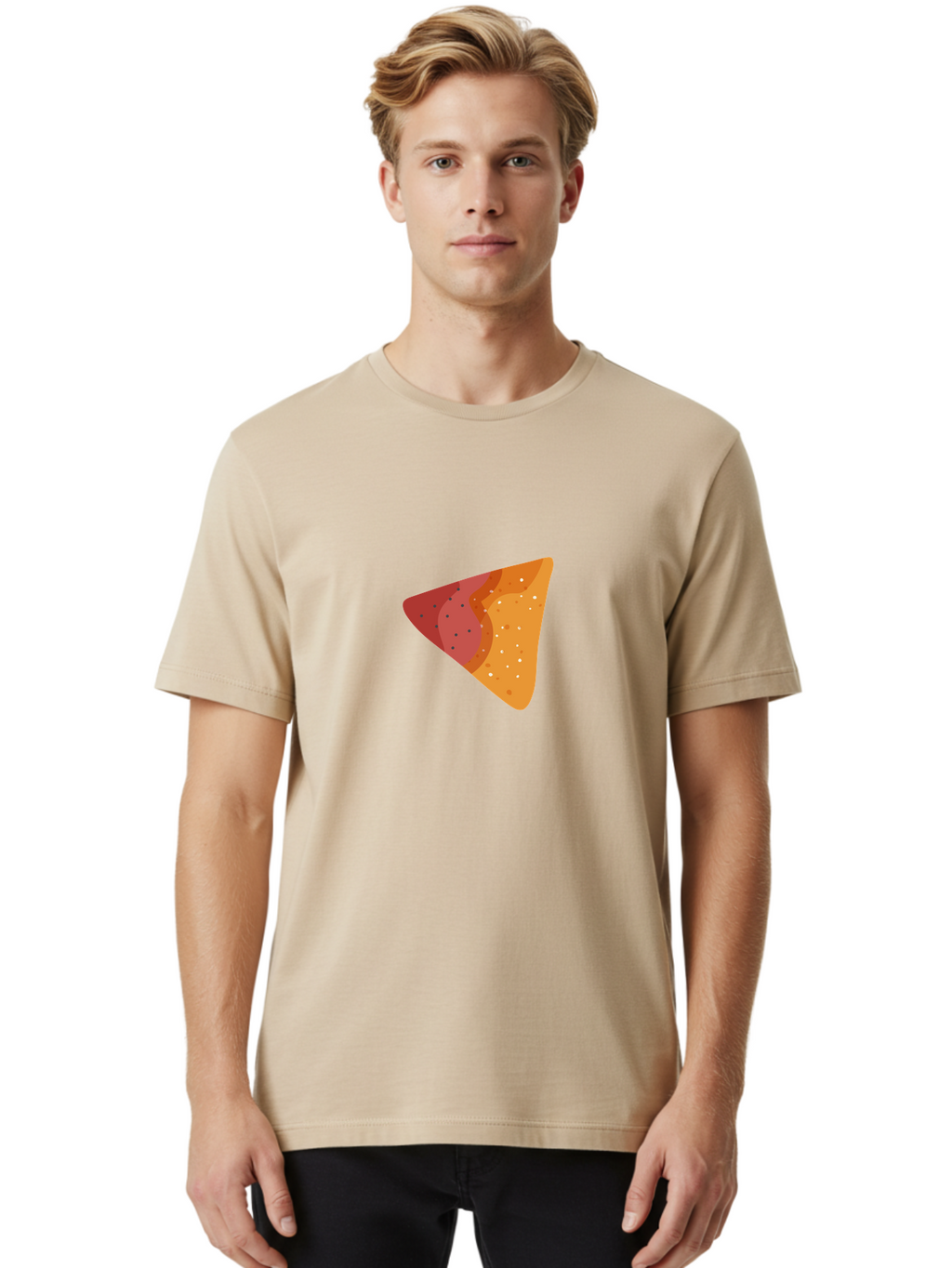 Pizza-Slice-3 Men'S Graphic Tee, 100% Cotton, Comfortable Casual Summer Wear, Machine Washable, Pizza Slice, Delicious Food, Italian Cuisine, Pepperoni Pizza, Cheesy Goodness, Savory Treat, Tasty Topping, Crispy Crust Aad736