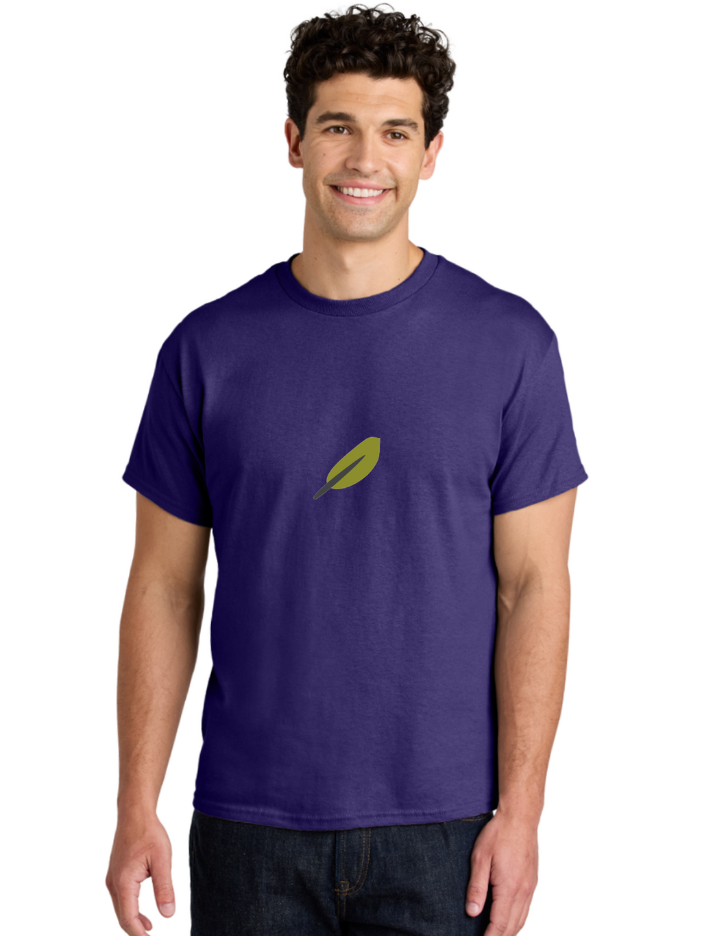 Quill-Pen-1 Men'S Graphic Tee, 100% Cotton, Comfortable Casual Summer Wear, Machine Washable, Quill Pen, Vintage Writing Instrument, Traditional Writing Tool, Antique Stationery, Nostalgic Symbol, Classic Literature Aad740