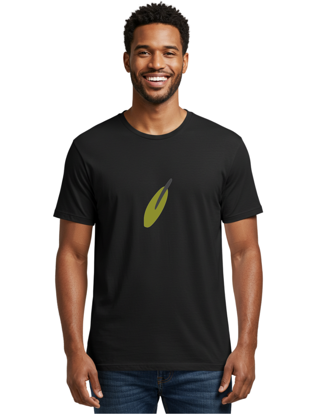 Quill-Pen Men'S Graphic Tee, 100% Cotton, Comfortable Casual Summer Wear, Machine Washable, Pen Nib, Writing Instrument, Office Supplies, Stationery, Black Pen, Tip Of Pen, Graphic Design Aad741