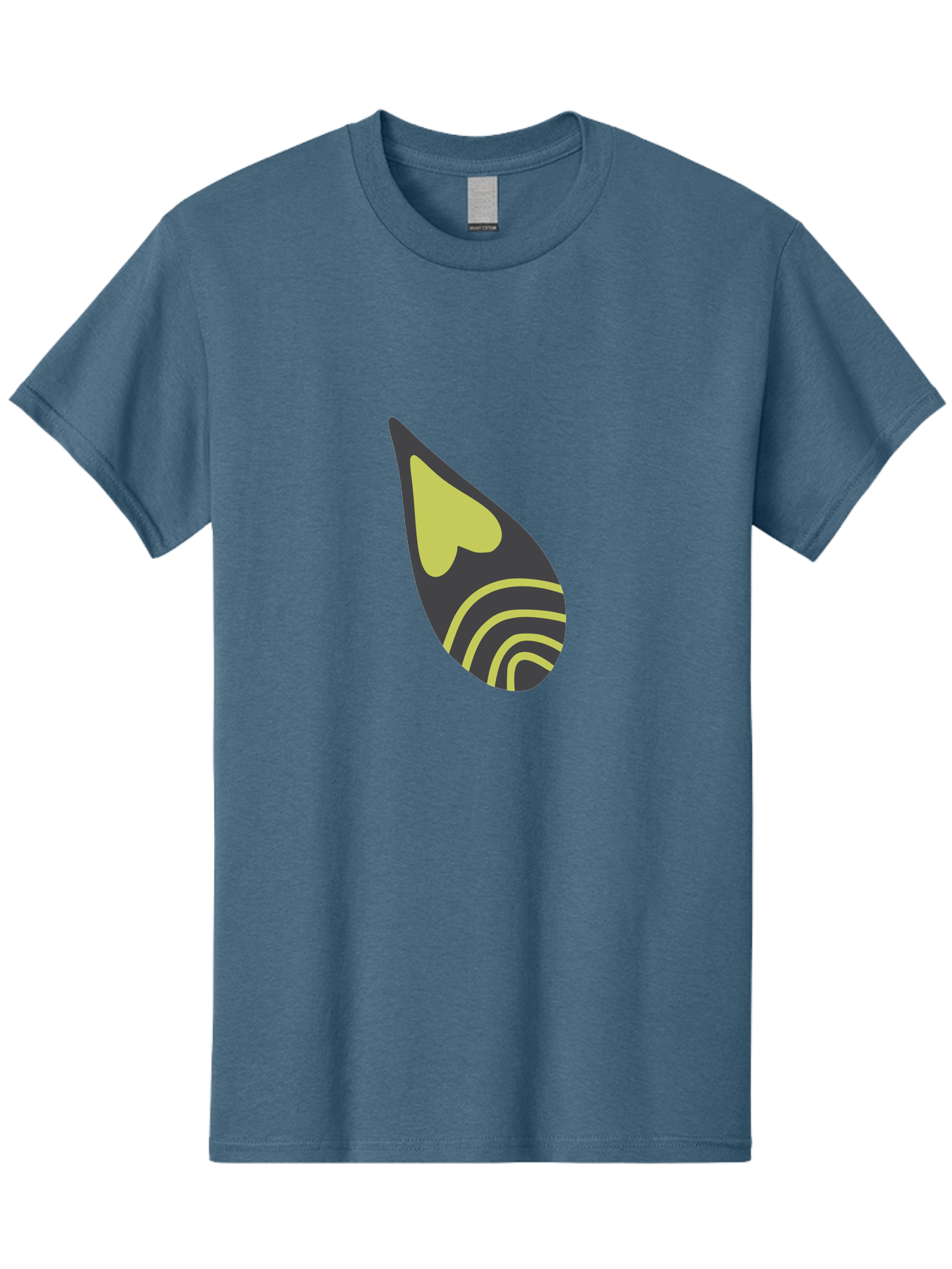 Spotify-Logo Men'S Graphic Tee, 100% Cotton, Comfortable Casual Summer Wear, Machine Washable, Spotify Logo, Music Streaming Service, Black And Yellow Design, Heart Shaped Icon, Stylized Sound Waves, Modern Branding, Digital Music Platform Aad761