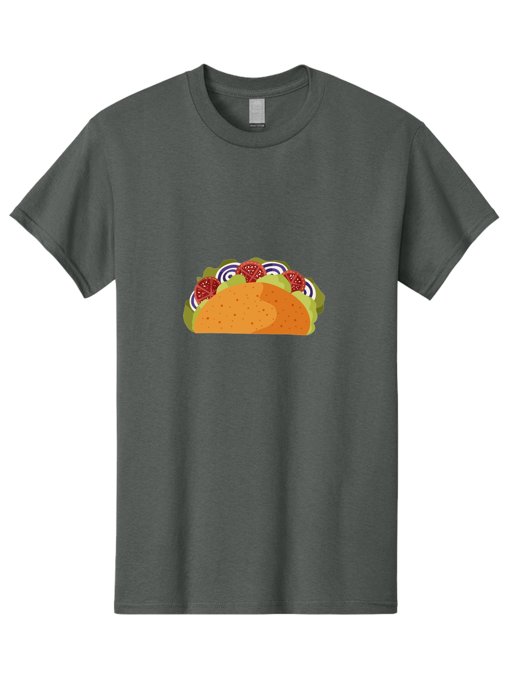 Taco Men'S Graphic Tee, 100% Cotton, Comfortable Casual Summer Wear, Machine Washable, Tasty Taco, Mexican Food, Crunchy Shell, Vibrant Salsa, Fresh Avocado, Sliced Radish, Delicious Meal, Foodie Delight, Bold Flavors Aad766