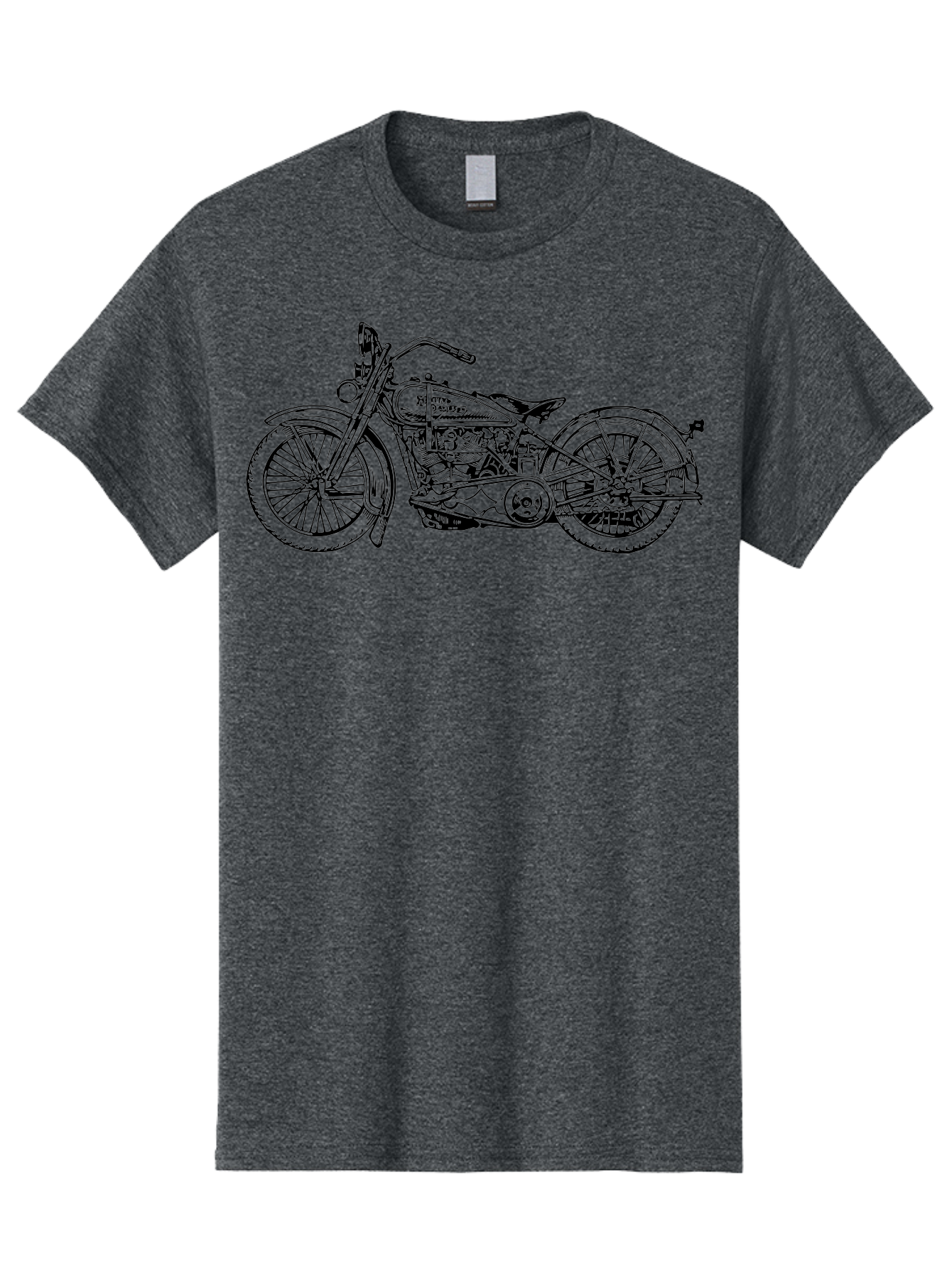 1916-Flying-Merkel Men'S Graphic Tee, 100% Cotton, Comfortable Casual Summer Wear, Machine Washable, Vintage Motorcycle, Classic Bike, Harley Davidson Logo, Retro Design, Black And Green Illustration, Motorcycle Art, Biker Culture, Aad774