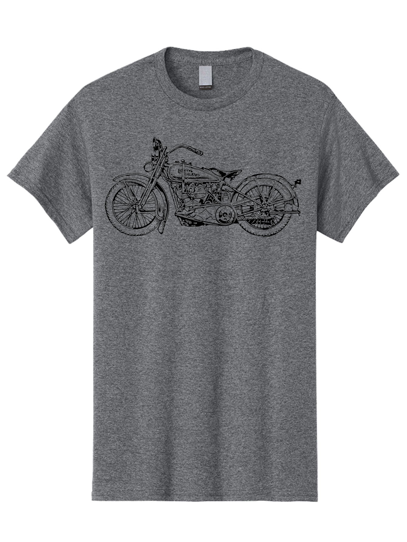 1916-Flying-Merkel Men'S Graphic Tee, 100% Cotton, Comfortable Casual Summer Wear, Machine Washable, Vintage Motorcycle, Classic Bike, Harley Davidson Logo, Retro Design, Black And Green Illustration, Motorcycle Art, Biker Culture, Aad774