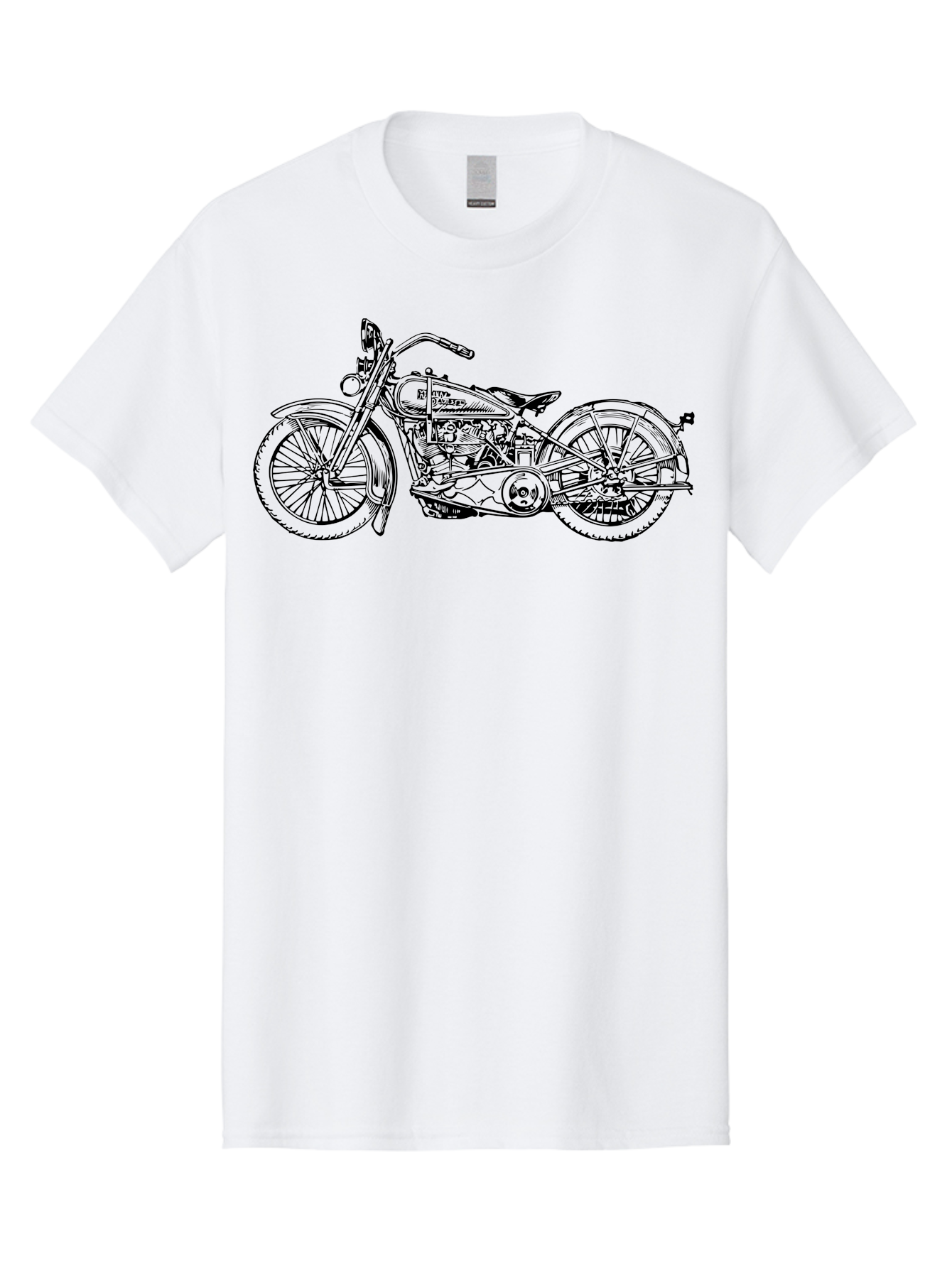 1916-Flying-Merkel Men'S Graphic Tee, 100% Cotton, Comfortable Casual Summer Wear, Machine Washable, Vintage Motorcycle, Classic Bike, Harley Davidson Logo, Retro Design, Black And Green Illustration, Motorcycle Art, Biker Culture, Aad774
