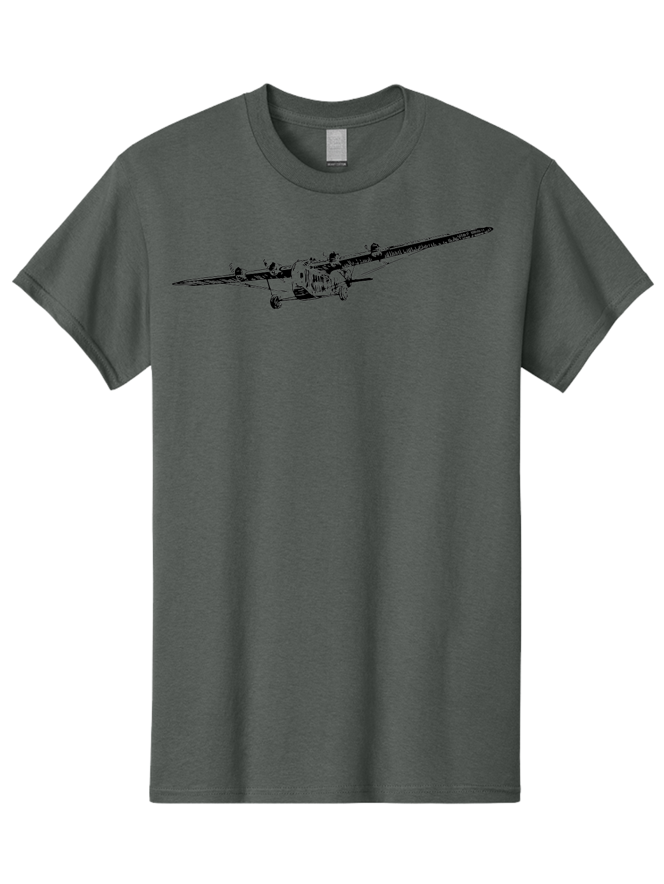 Airplane Men'S Graphic Tee, 100% Cotton, Comfortable Casual Summer Wear, Machine Washable, Vintage Airplane, Historic Aircraft, Ford Tri-Motor, Classic Aviation, Antique Plane, Nostalgic Flight, Retro Aircraft Design Aad775