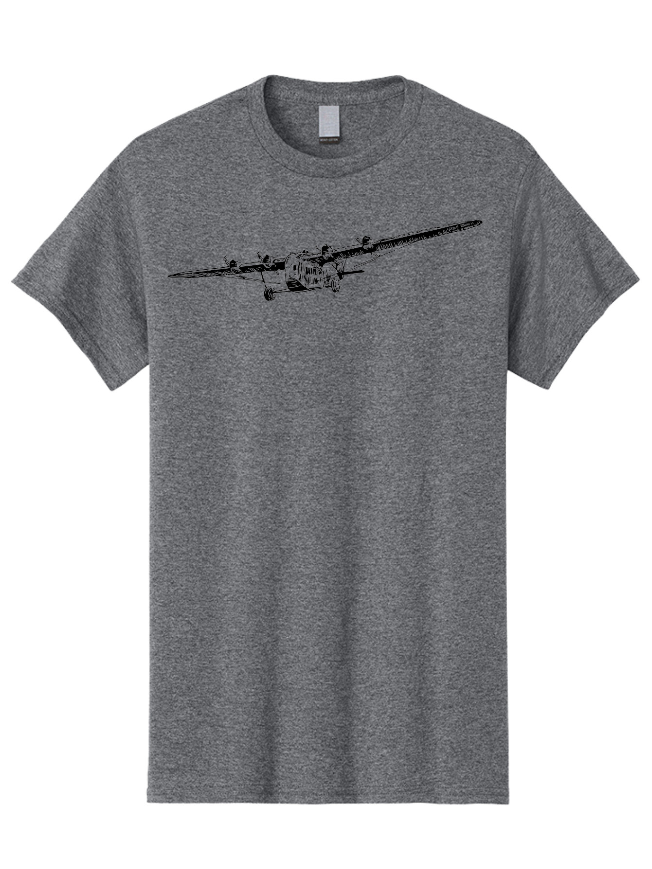 Airplane Men'S Graphic Tee, 100% Cotton, Comfortable Casual Summer Wear, Machine Washable, Vintage Airplane, Historic Aircraft, Ford Tri-Motor, Classic Aviation, Antique Plane, Nostalgic Flight, Retro Aircraft Design Aad775
