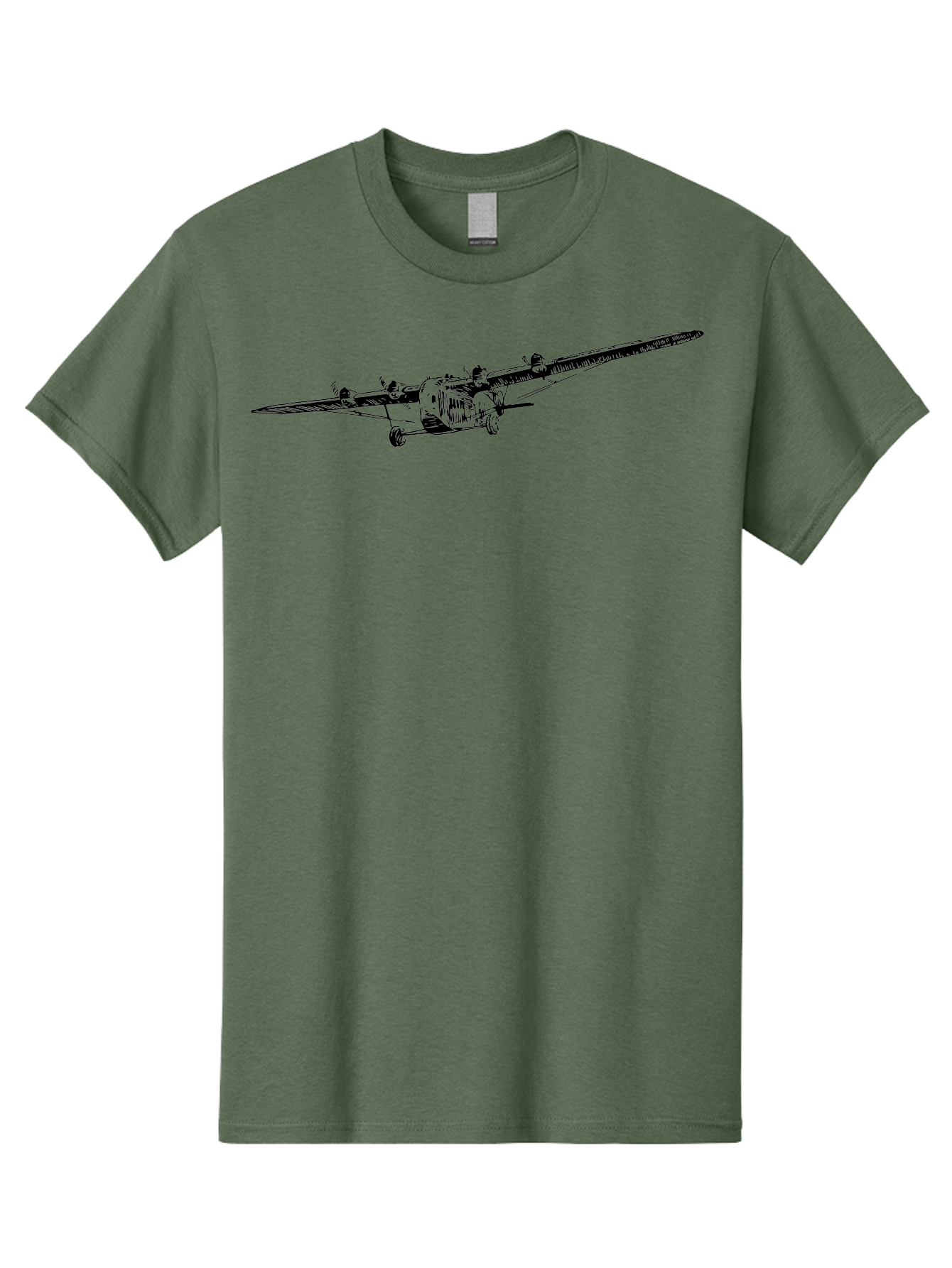 Airplane Men'S Graphic Tee, 100% Cotton, Comfortable Casual Summer Wear, Machine Washable, Vintage Airplane, Historic Aircraft, Ford Tri-Motor, Classic Aviation, Antique Plane, Nostalgic Flight, Retro Aircraft Design Aad775