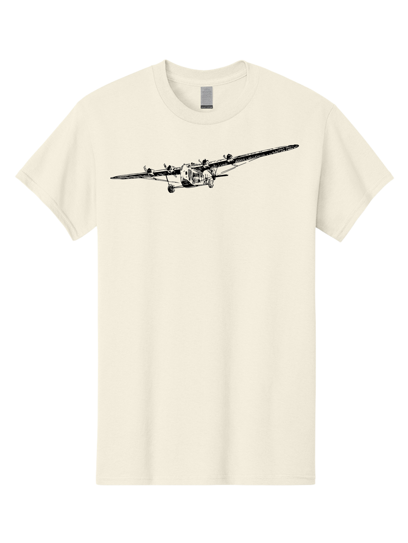 Airplane Men'S Graphic Tee, 100% Cotton, Comfortable Casual Summer Wear, Machine Washable, Vintage Airplane, Historic Aircraft, Ford Tri-Motor, Classic Aviation, Antique Plane, Nostalgic Flight, Retro Aircraft Design Aad775