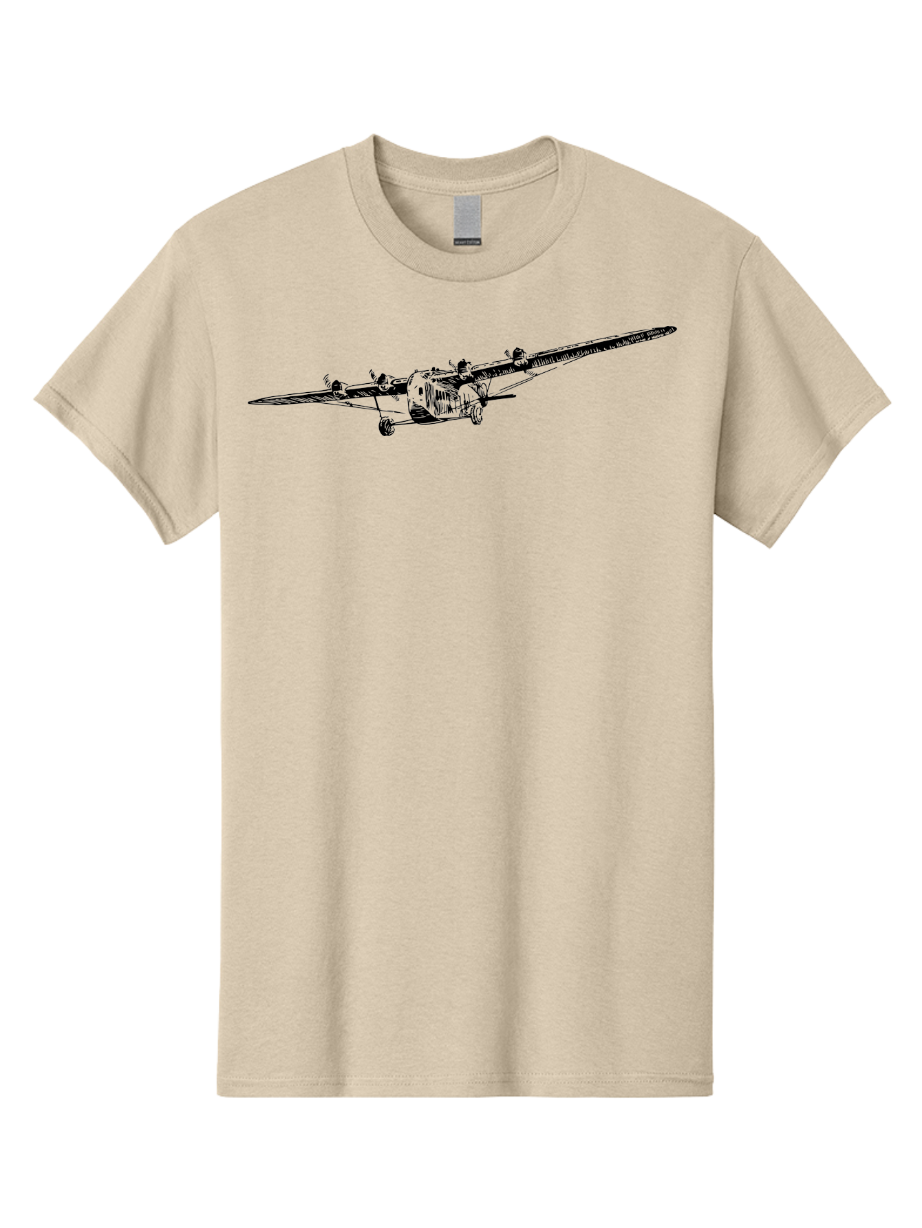 Airplane Men'S Graphic Tee, 100% Cotton, Comfortable Casual Summer Wear, Machine Washable, Vintage Airplane, Historic Aircraft, Ford Tri-Motor, Classic Aviation, Antique Plane, Nostalgic Flight, Retro Aircraft Design Aad775