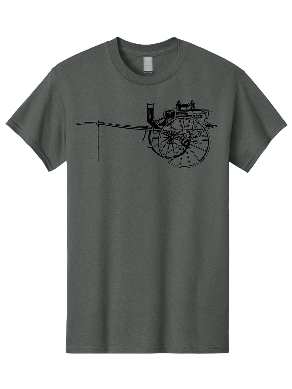 Benz-Patent-Motorwagen Men'S Graphic Tee, 100% Cotton, Comfortable Casual Summer Wear, Machine Washable, Vintage Car, Antique Automobile, Historic Vehicle, Classic Transportation, Benz Patent-Motorwagen, Early Automotive Technology, Aad777