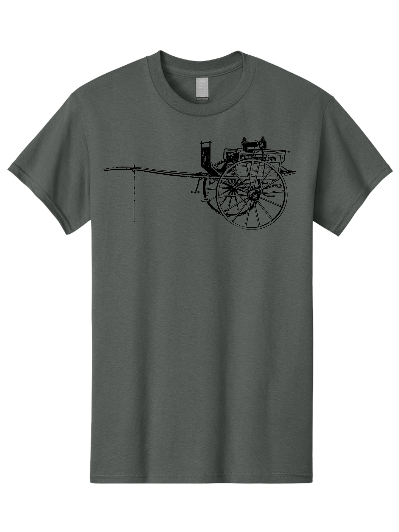 Benz-Patent-Motorwagen Men'S Graphic Tee, 100% Cotton, Comfortable Casual Summer Wear, Machine Washable, Vintage Car, Antique Automobile, Historic Vehicle, Classic Transportation, Benz Patent-Motorwagen, Early Automotive Technology, Aad777
