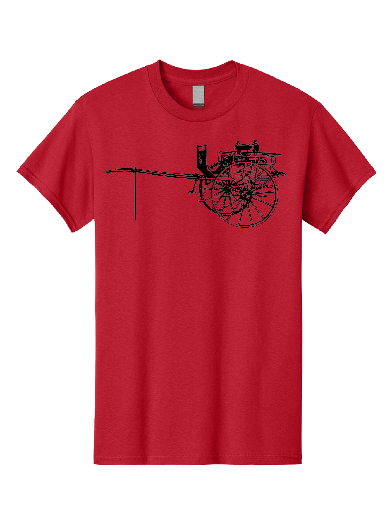 Benz-Patent-Motorwagen Men'S Graphic Tee, 100% Cotton, Comfortable Casual Summer Wear, Machine Washable, Vintage Car, Antique Automobile, Historic Vehicle, Classic Transportation, Benz Patent-Motorwagen, Early Automotive Technology, Aad777