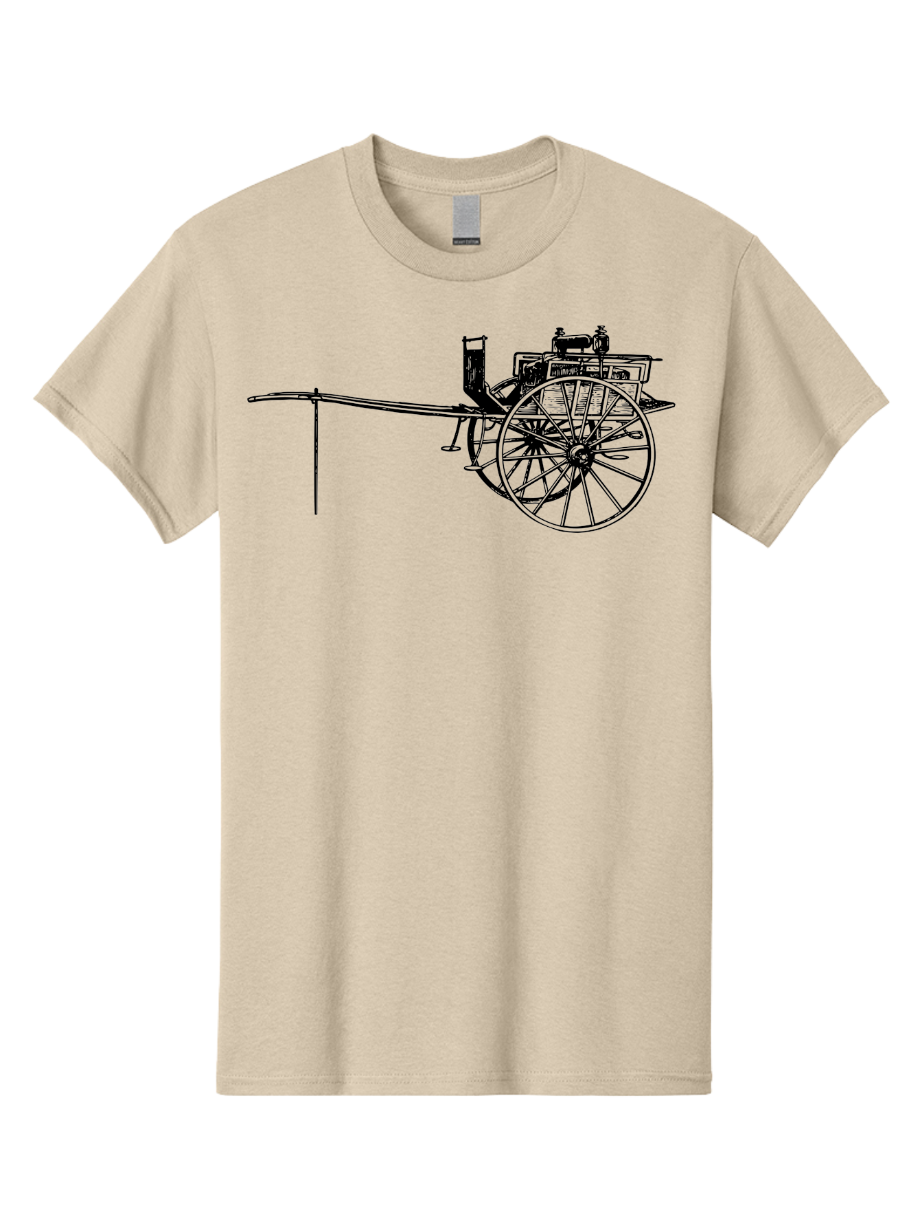 Benz-Patent-Motorwagen Men'S Graphic Tee, 100% Cotton, Comfortable Casual Summer Wear, Machine Washable, Vintage Car, Antique Automobile, Historic Vehicle, Classic Transportation, Benz Patent-Motorwagen, Early Automotive Technology, Aad777