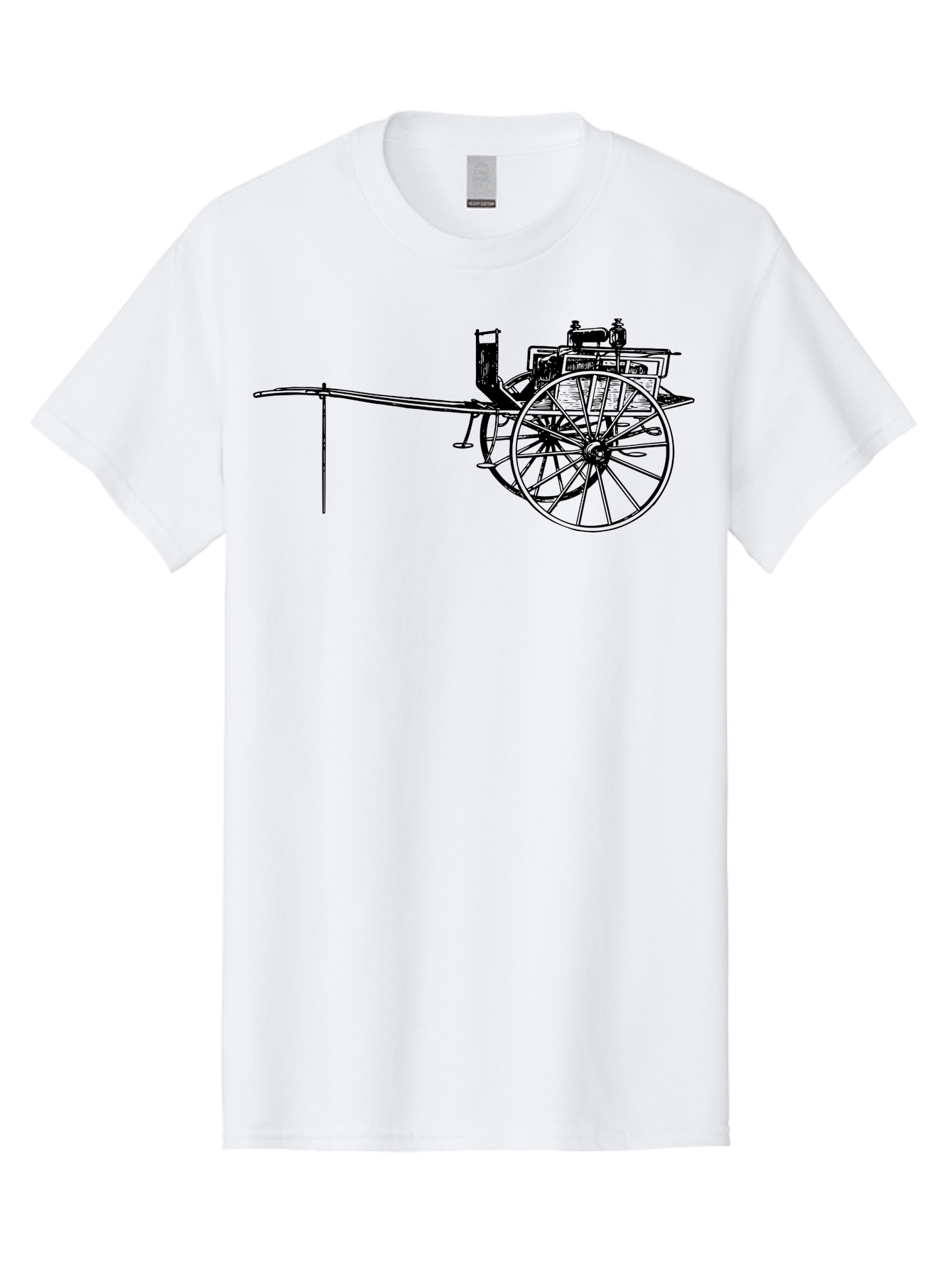 Benz-Patent-Motorwagen Men'S Graphic Tee, 100% Cotton, Comfortable Casual Summer Wear, Machine Washable, Vintage Car, Antique Automobile, Historic Vehicle, Classic Transportation, Benz Patent-Motorwagen, Early Automotive Technology, Aad777