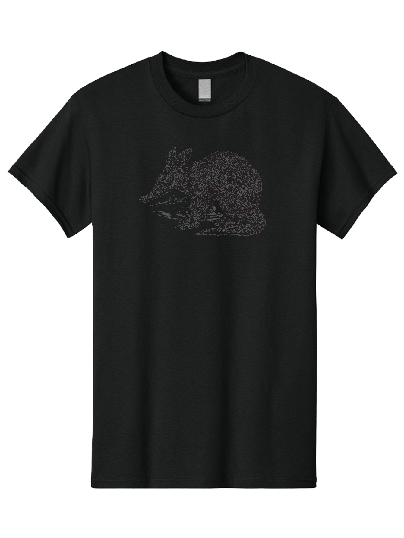 Billie-The-Bilby Men'S Graphic Tee, 100% Cotton, Comfortable Casual Summer Wear, Machine Washable, Bilby Animal Illustration, Marsupial Wildlife, Long Snout, Rabbit-Like Ears, Textured Fur, Detailed Artwork, Wildlife Art Aad851