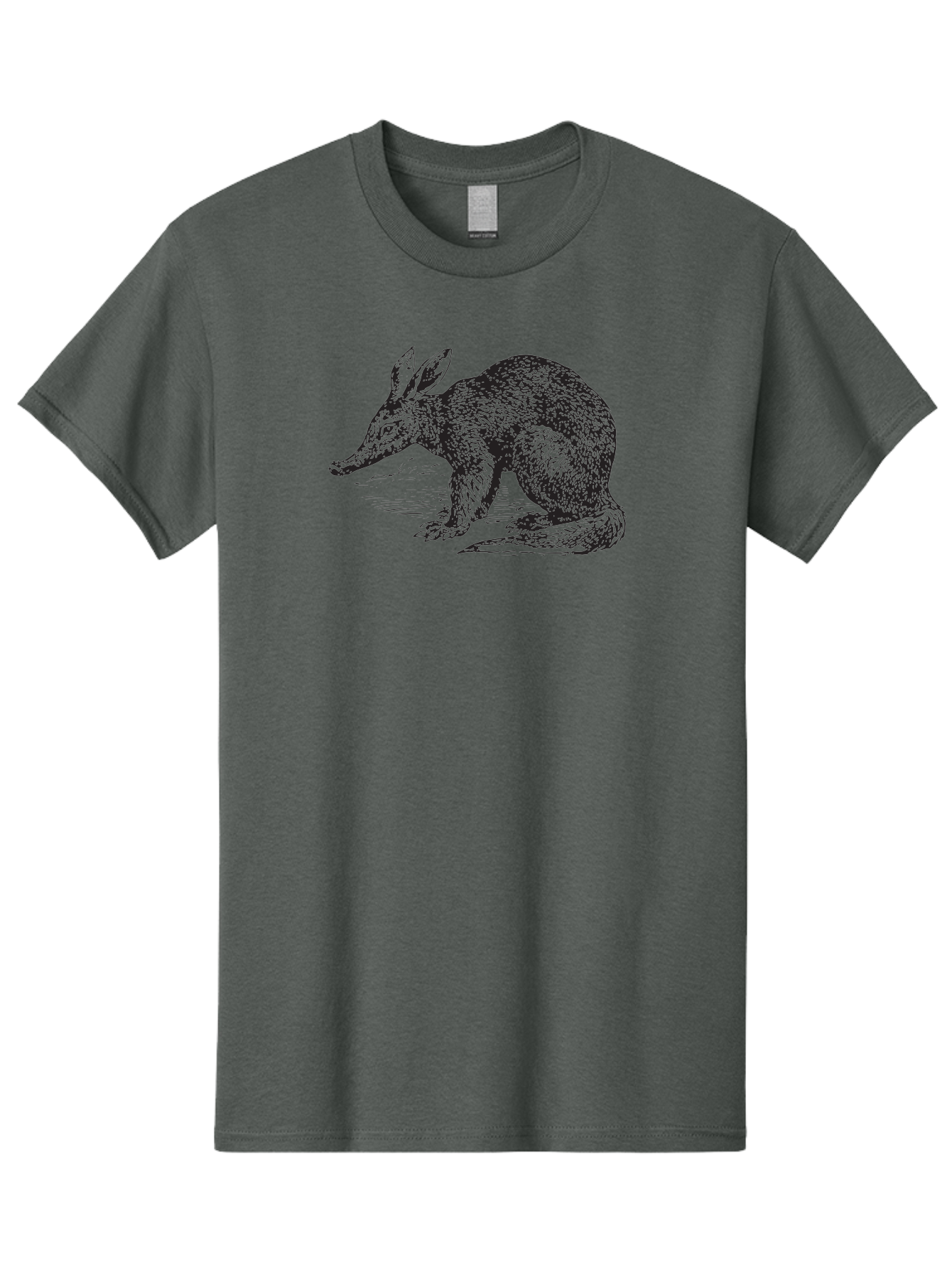 Billie-The-Bilby Men'S Graphic Tee, 100% Cotton, Comfortable Casual Summer Wear, Machine Washable, Bilby Animal Illustration, Marsupial Wildlife, Long Snout, Rabbit-Like Ears, Textured Fur, Detailed Artwork, Wildlife Art Aad851