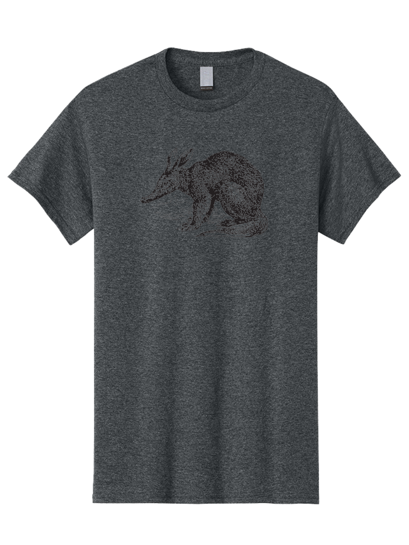 Billie-The-Bilby Men'S Graphic Tee, 100% Cotton, Comfortable Casual Summer Wear, Machine Washable, Bilby Animal Illustration, Marsupial Wildlife, Long Snout, Rabbit-Like Ears, Textured Fur, Detailed Artwork, Wildlife Art Aad851