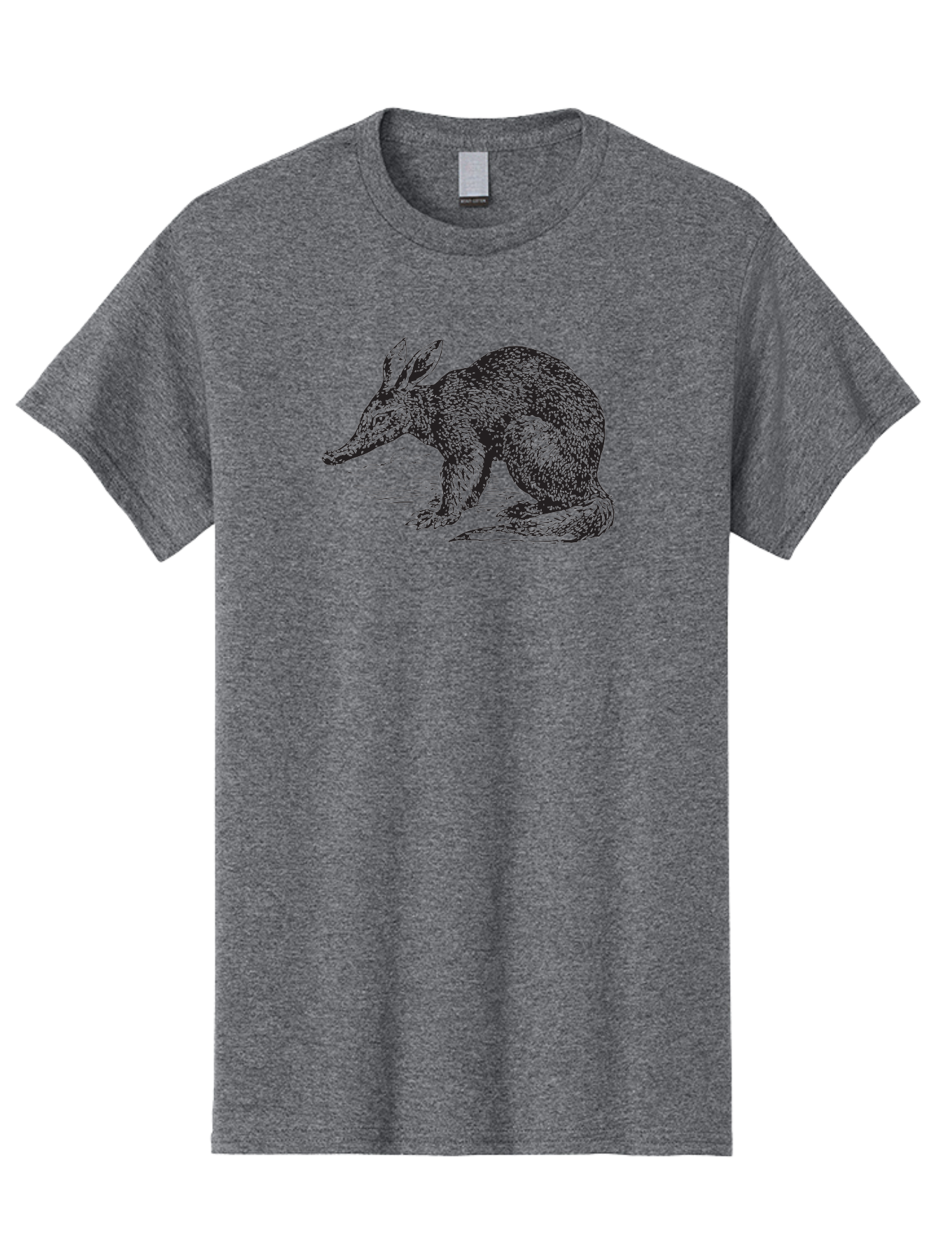 Billie-The-Bilby Men'S Graphic Tee, 100% Cotton, Comfortable Casual Summer Wear, Machine Washable, Bilby Animal Illustration, Marsupial Wildlife, Long Snout, Rabbit-Like Ears, Textured Fur, Detailed Artwork, Wildlife Art Aad851