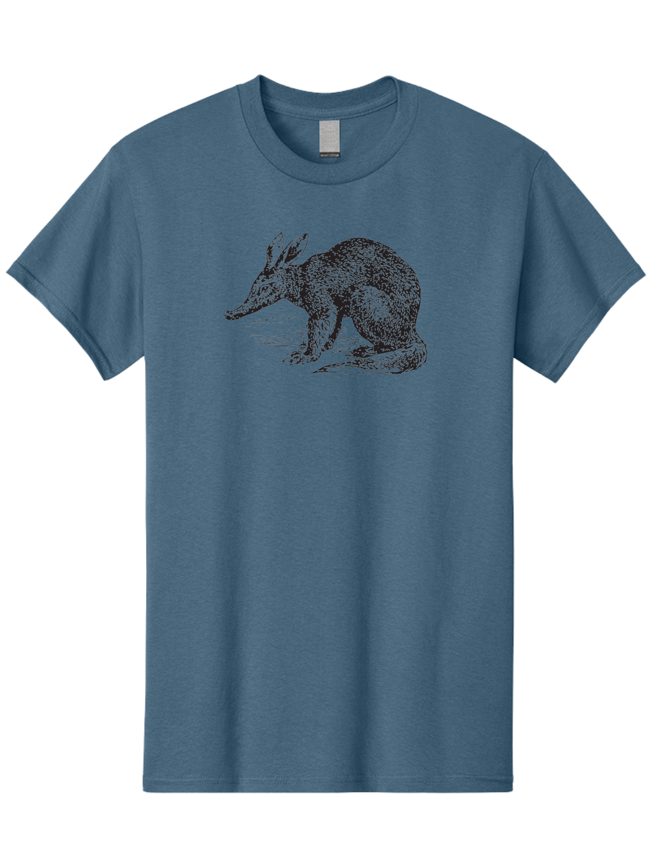 Billie-The-Bilby Men'S Graphic Tee, 100% Cotton, Comfortable Casual Summer Wear, Machine Washable, Bilby Animal Illustration, Marsupial Wildlife, Long Snout, Rabbit-Like Ears, Textured Fur, Detailed Artwork, Wildlife Art Aad851