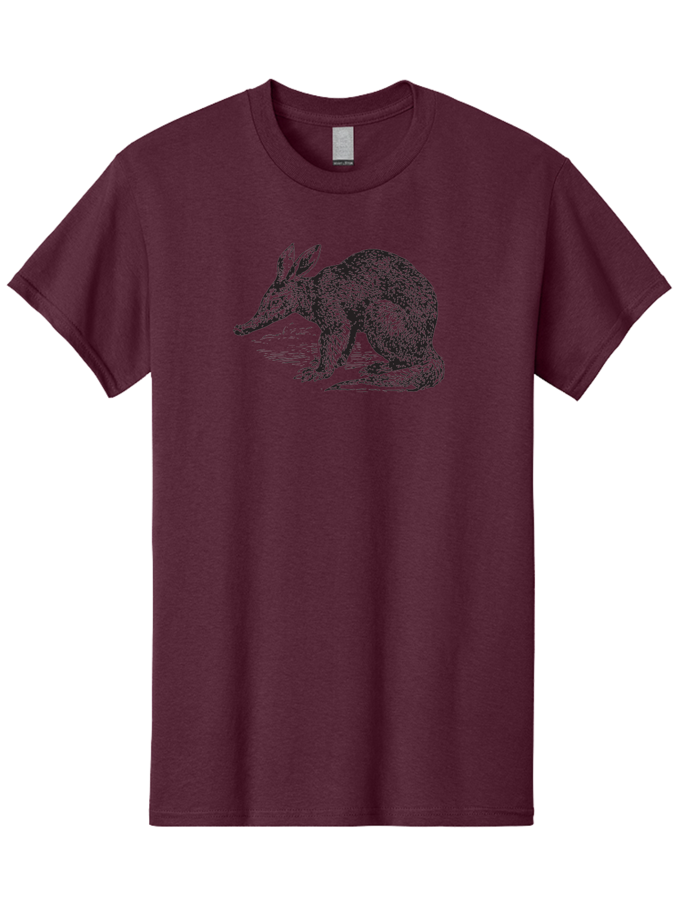 Billie-The-Bilby Men'S Graphic Tee, 100% Cotton, Comfortable Casual Summer Wear, Machine Washable, Bilby Animal Illustration, Marsupial Wildlife, Long Snout, Rabbit-Like Ears, Textured Fur, Detailed Artwork, Wildlife Art Aad851