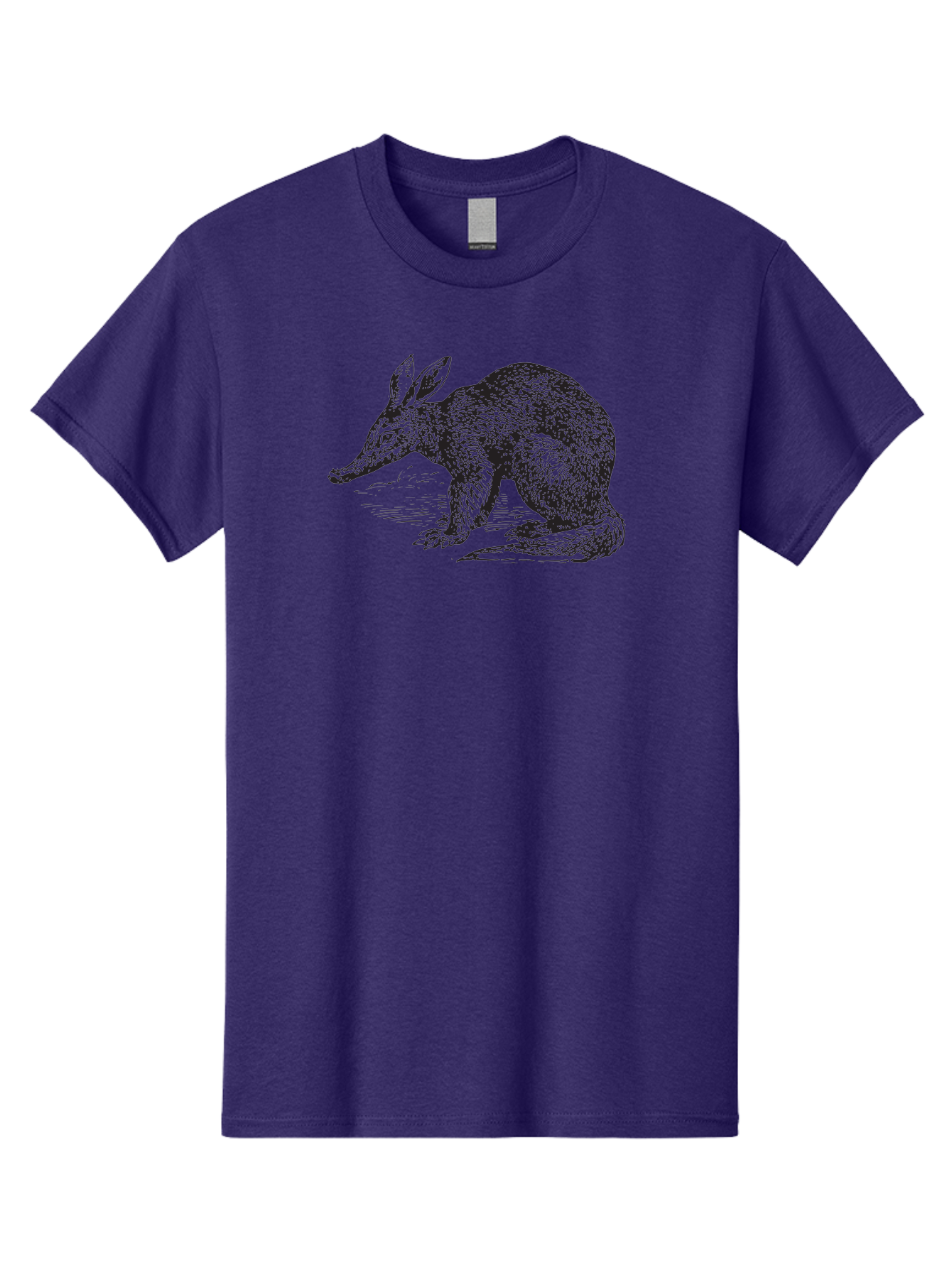 Billie-The-Bilby Men'S Graphic Tee, 100% Cotton, Comfortable Casual Summer Wear, Machine Washable, Bilby Animal Illustration, Marsupial Wildlife, Long Snout, Rabbit-Like Ears, Textured Fur, Detailed Artwork, Wildlife Art Aad851