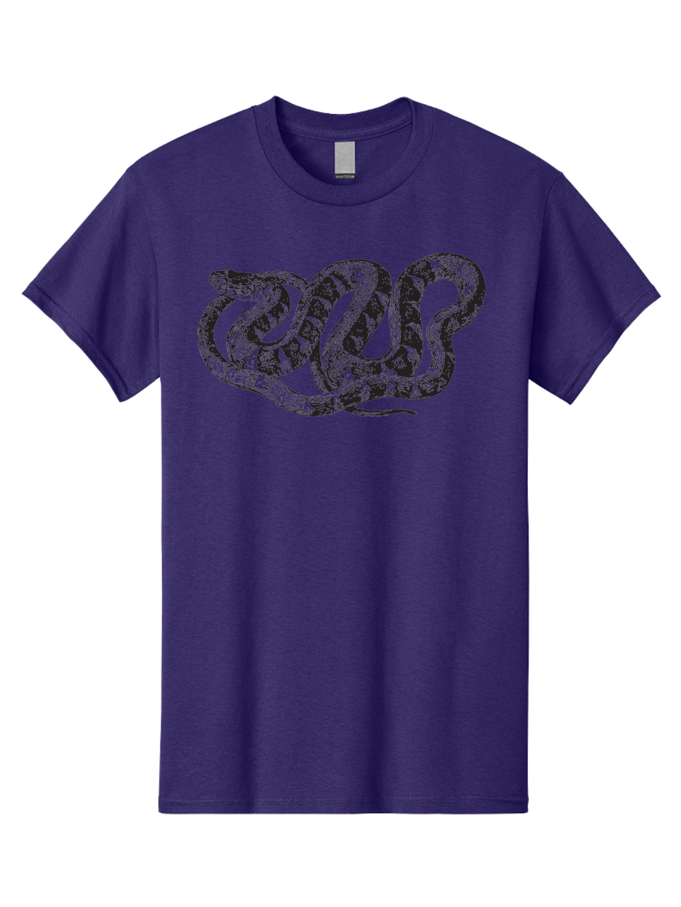 Coiled-Snake Men'S Graphic Tee, 100% Cotton, Comfortable Casual Summer Wear, Machine Washable, Serpent Art, Snake Illustration, Reptile Design, Coiled Snake, Wildlife Artwork, Snake Pattern, Detailed Snake, Abstract Snake Aad870