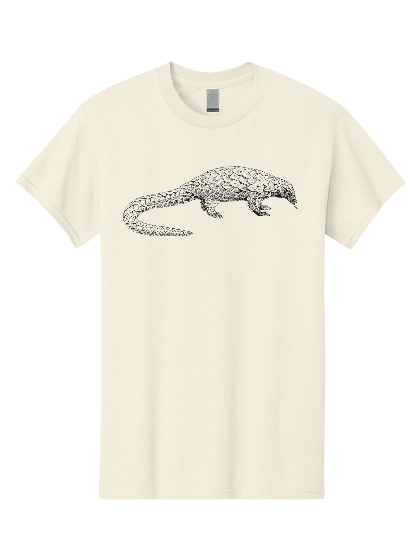Pangolin Men'S Graphic Tee, 100% Cotton, Comfortable Casual Summer Wear, Machine Washable, Pangolin, Wild Animal, Unique Creature, Scaled Mammal, Endangered Species, Nocturnal, Burrowing Animal, Defensive Curl, Wildlife Conservation Aad923