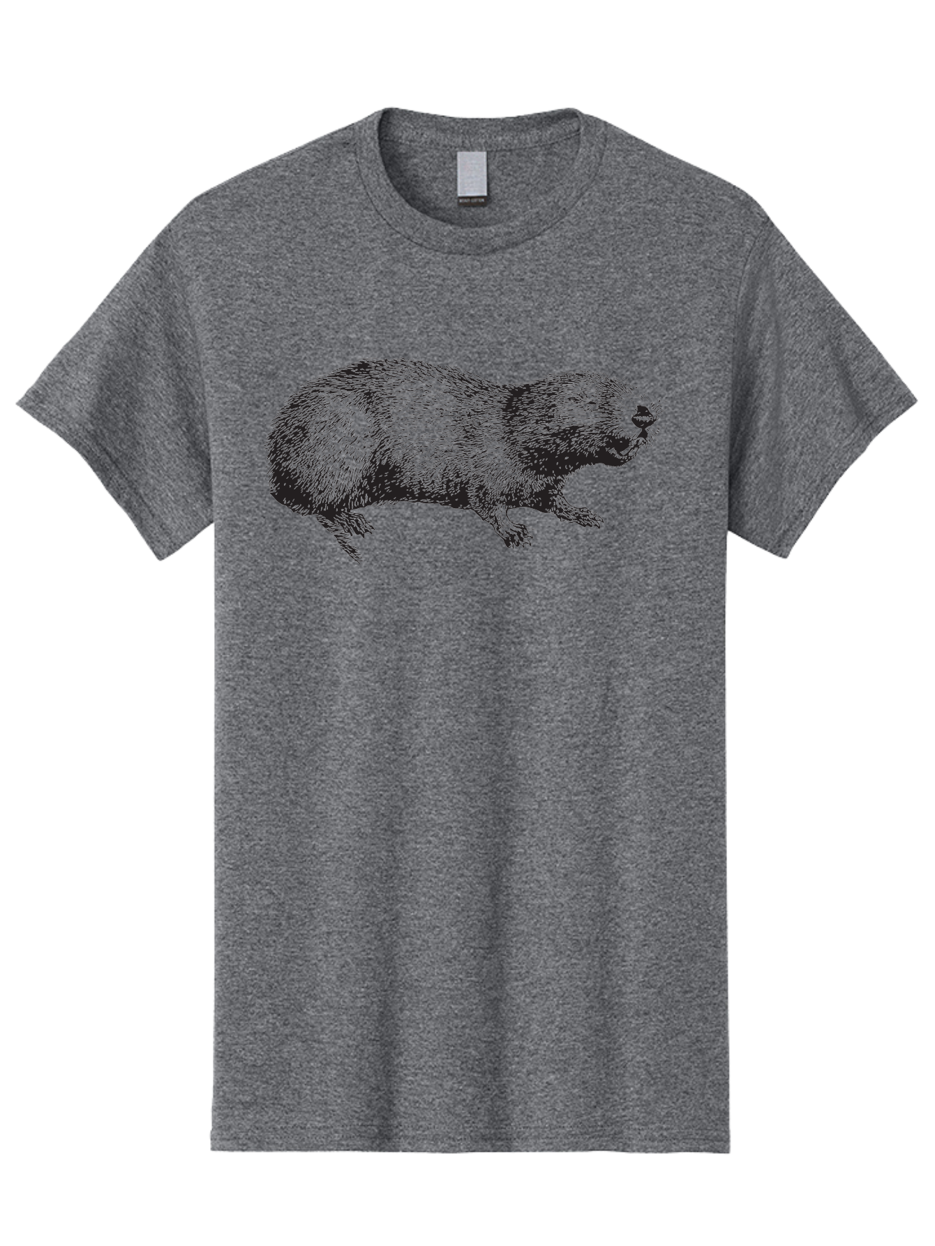 Platypus-1 Men'S Graphic Tee, 100% Cotton, Comfortable Casual Summer Wear, Machine Washable, Mole Animal, Wildlife, Underground Creature, Rodent, Illustration, Detailed Drawing, Small Mammal, Insectivorous Mammal, Furry Creature, Aad925