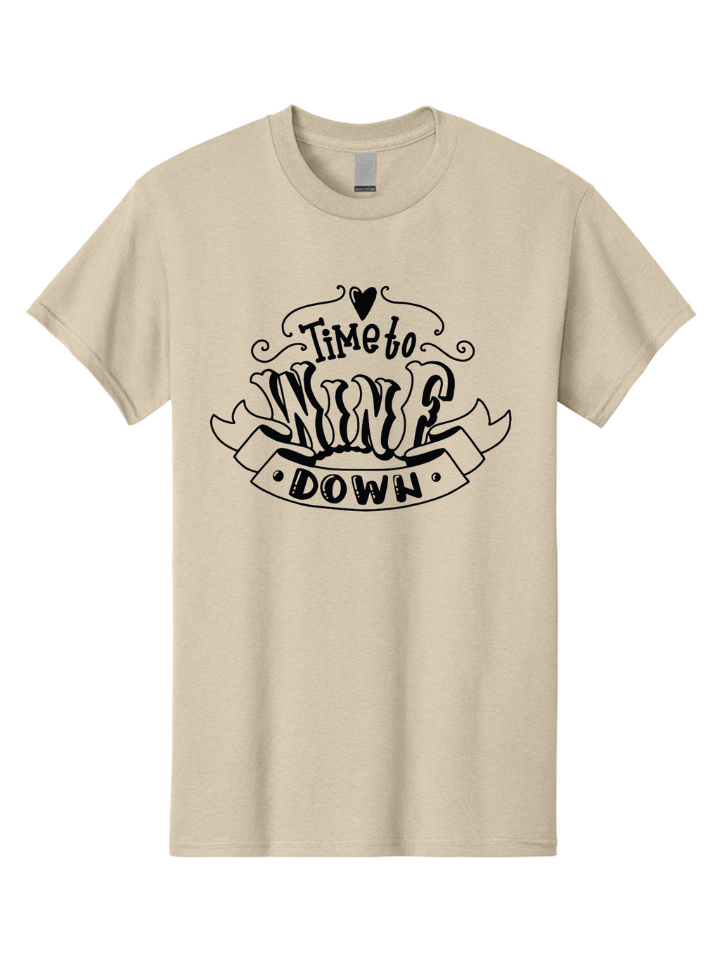 Time-To-Nuke-Down Men'S Graphic Tee, 100% Cotton, Comfortable Casual Summer Wear, Machine Washable, Nuke Down, Time To Relax, Unwinding, Stylized Text, Bold Font, Decorative Elements, Vintage Feel, Motivational Phrase, Humorous Tone Aad986