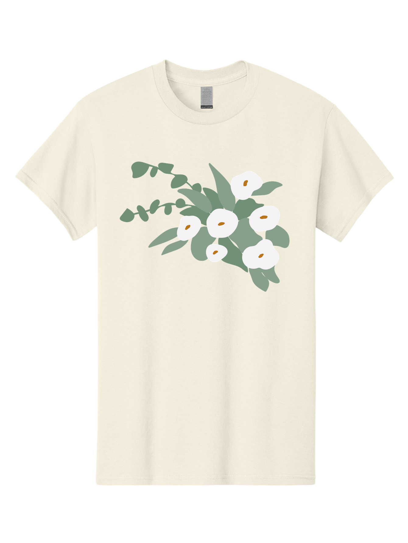 After-Glow Men'S Graphic Tee, 100% Cotton, Comfortable Casual Summer Wear, Machine Washable, Lotus Flowers, White Blooms, Gray Leaves, Spiritual Symbols, Serene Atmosphere, Peaceful Ambiance, Afterlife, Lotus Flower, Gray Graphics Aad992
