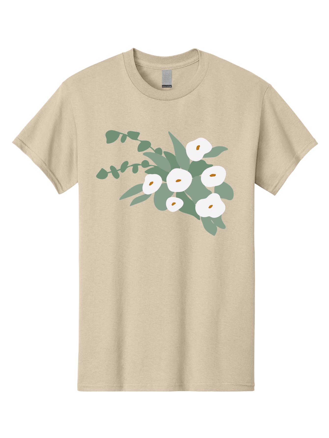 After-Glow Men'S Graphic Tee, 100% Cotton, Comfortable Casual Summer Wear, Machine Washable, Lotus Flowers, White Blooms, Gray Leaves, Spiritual Symbols, Serene Atmosphere, Peaceful Ambiance, Afterlife, Lotus Flower, Gray Graphics Aad992