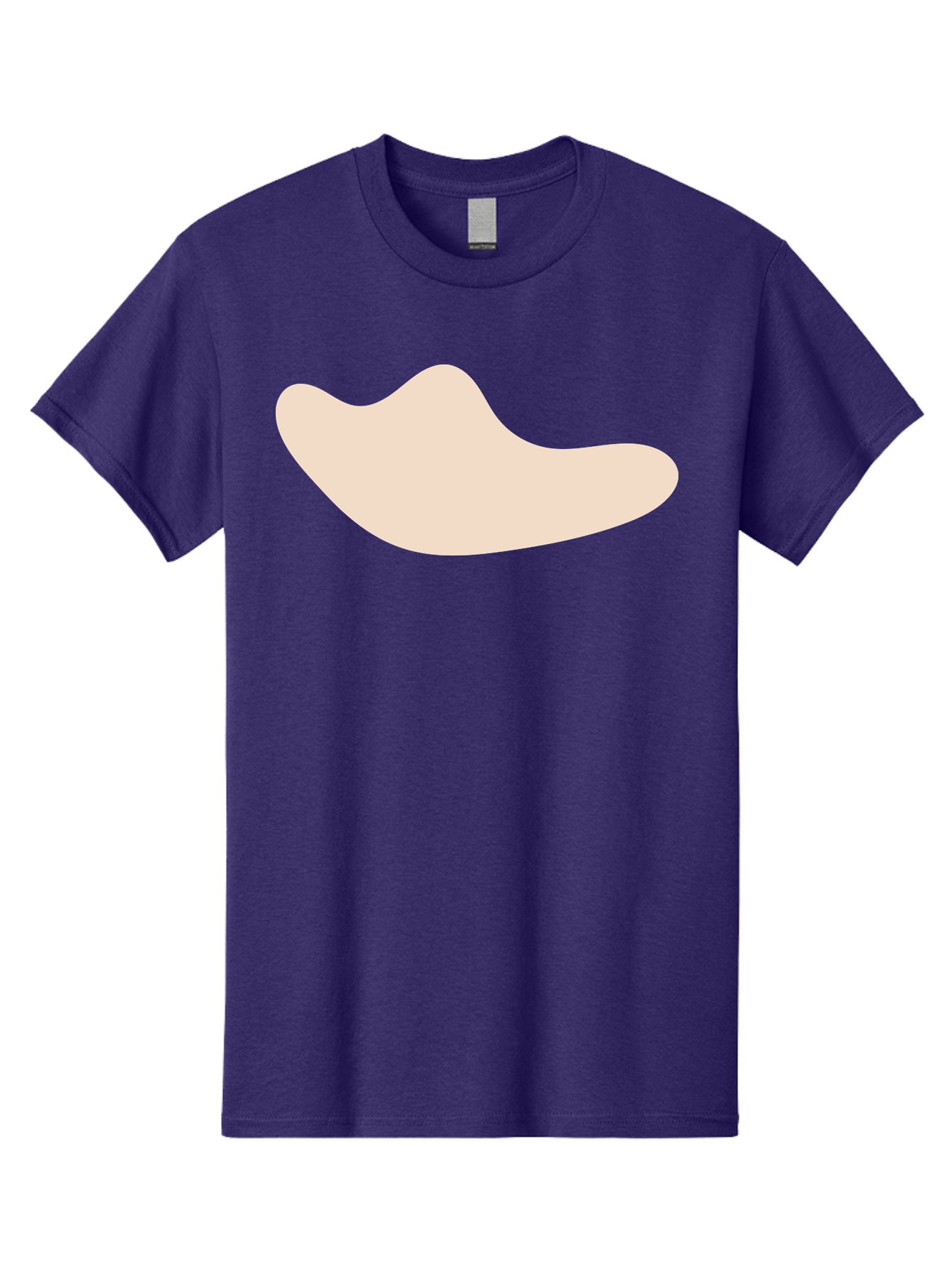 Cashew-Nut-1 Men'S Graphic Tee, 100% Cotton, Comfortable Casual Summer Wear, Machine Washable, Cashew Nut, Snack Food, Healthy Eating, Nutty Flavor, Beige Color, Abstract Shape, Simple Design, Minimalist Art Aae001