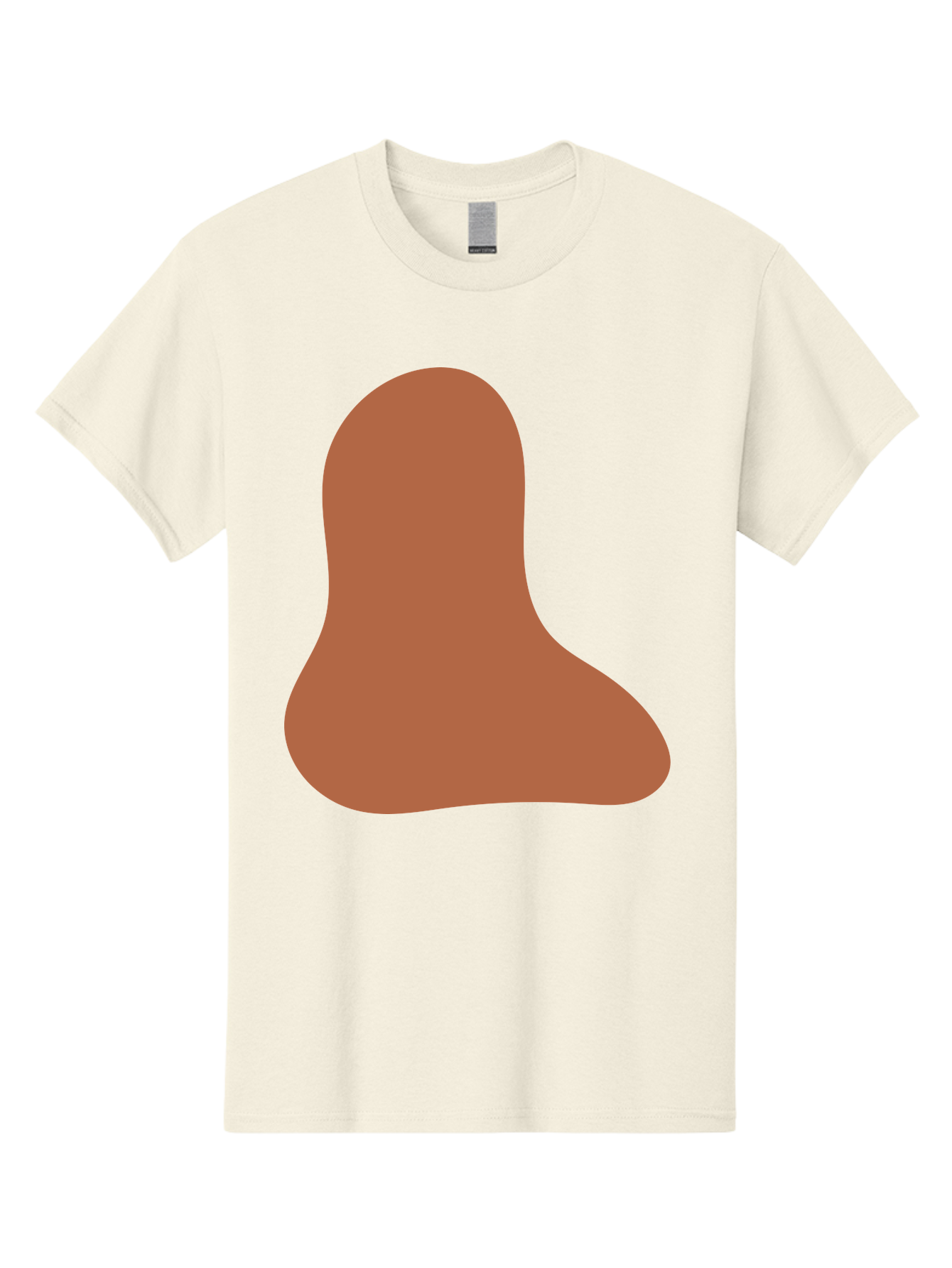 Cashew-Nut Men'S Graphic Tee, 100% Cotton, Comfortable Casual Summer Wear, Machine Washable, Roasted Chicken Leg, Savory Dish, Food Illustration, Cartoon Style, Reddish-Brown Color, Simple Design, Culinary Art Aae002
