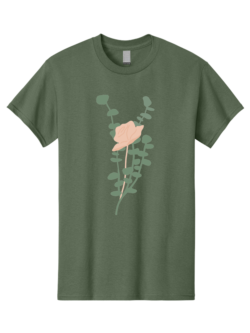 Falling-Leaves Men'S Graphic Tee, 100% Cotton, Comfortable Casual Summer Wear, Machine Washable, Pale Leaf, Gray Leaves, Minimalist Design, Simple Shapes, Soft Colors, Abstract Art, Modern Illustration, Digital Graphics Aae014