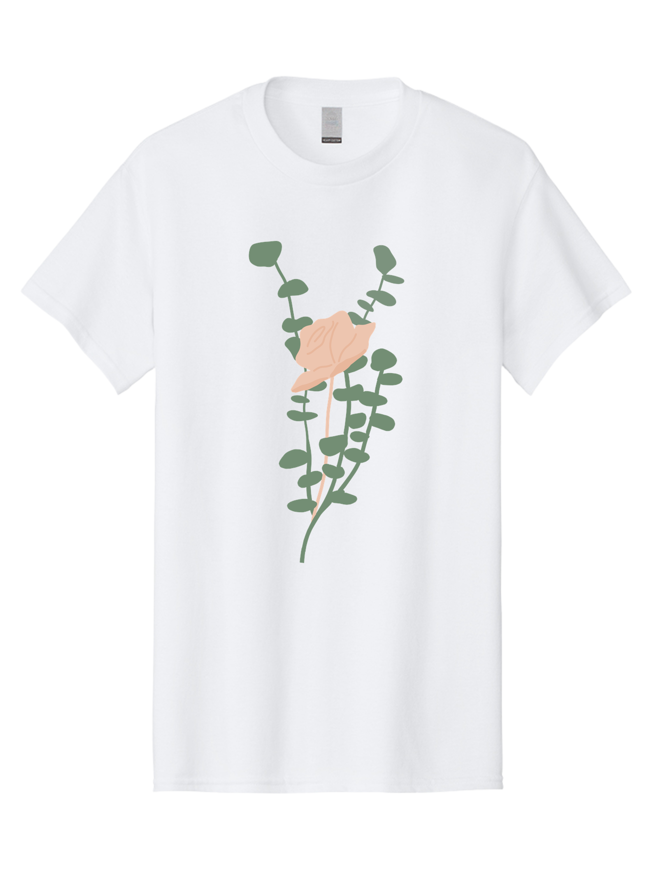 Falling-Leaves Men'S Graphic Tee, 100% Cotton, Comfortable Casual Summer Wear, Machine Washable, Pale Leaf, Gray Leaves, Minimalist Design, Simple Shapes, Soft Colors, Abstract Art, Modern Illustration, Digital Graphics Aae014