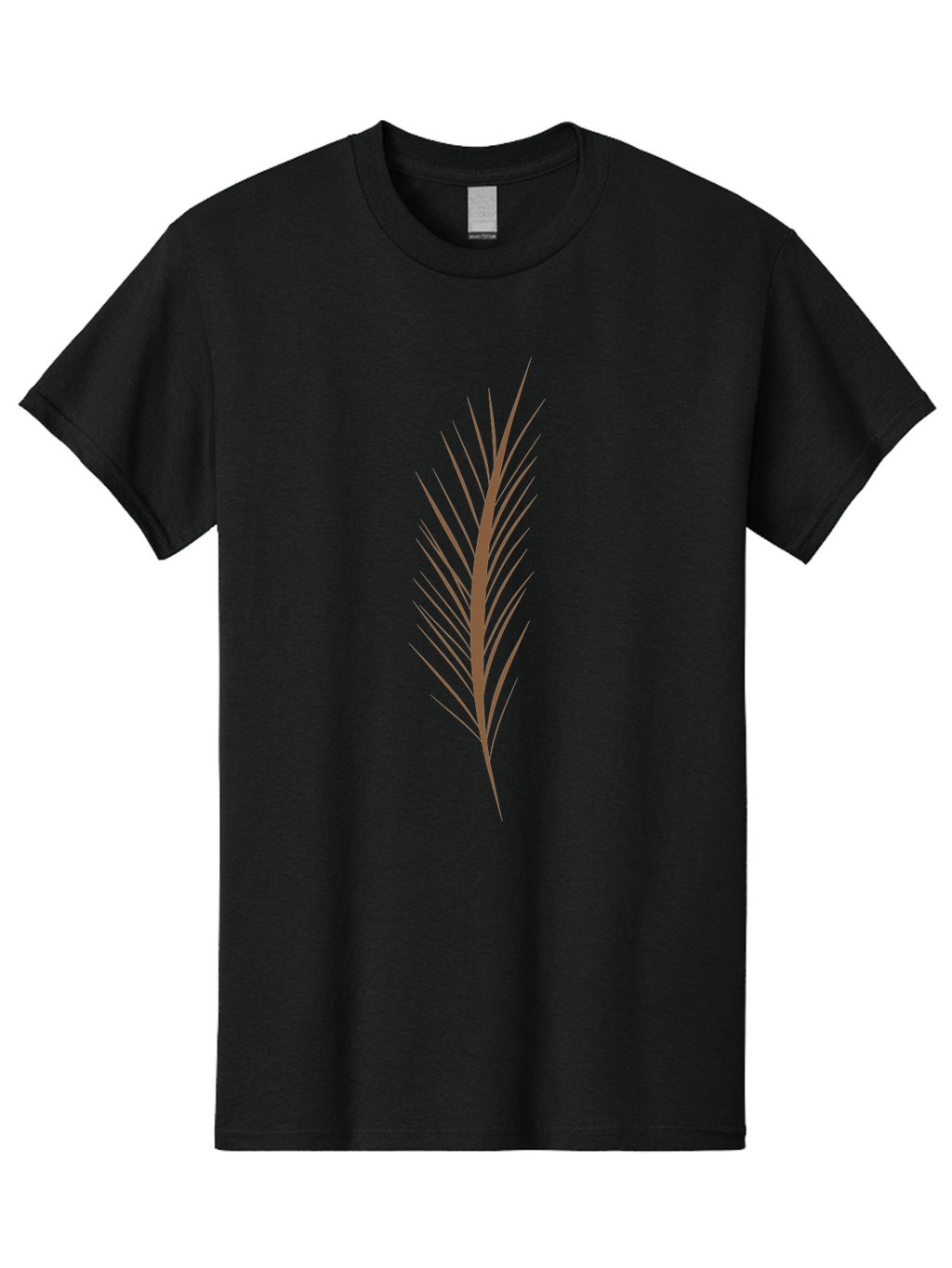 Feather-1 Men'S Graphic Tee, 100% Cotton, Comfortable Casual Summer Wear, Machine Washable, Red Feather, Stylized Feather, Minimalist Design, Abstract Art, Geometric Shapes, Modern Graphics, Feather Icon Aae015