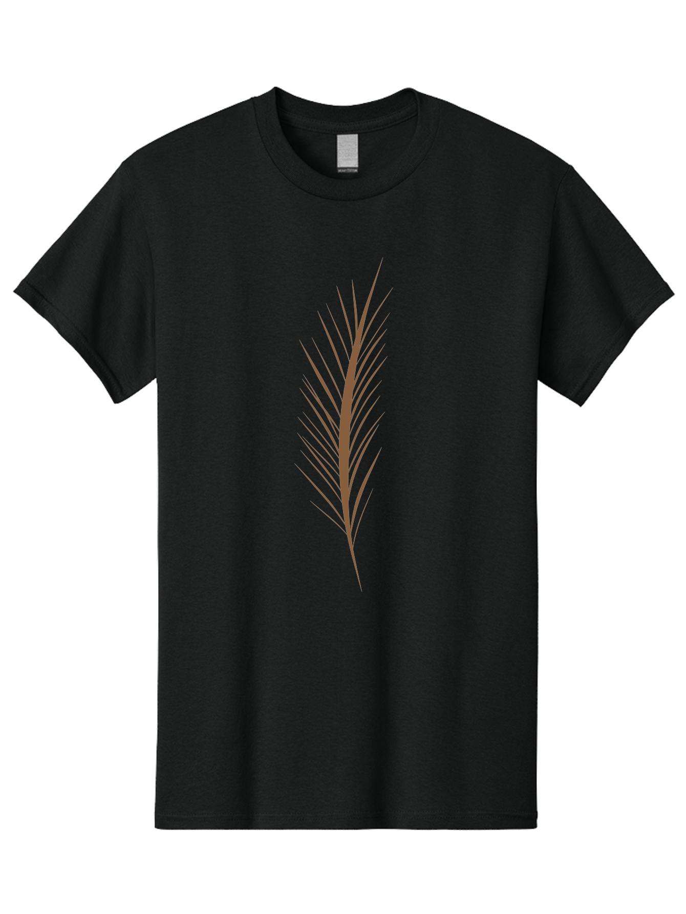 Feather-1 Men'S Graphic Tee, 100% Cotton, Comfortable Casual Summer Wear, Machine Washable, Red Feather, Stylized Feather, Minimalist Design, Abstract Art, Geometric Shapes, Modern Graphics, Feather Icon Aae015