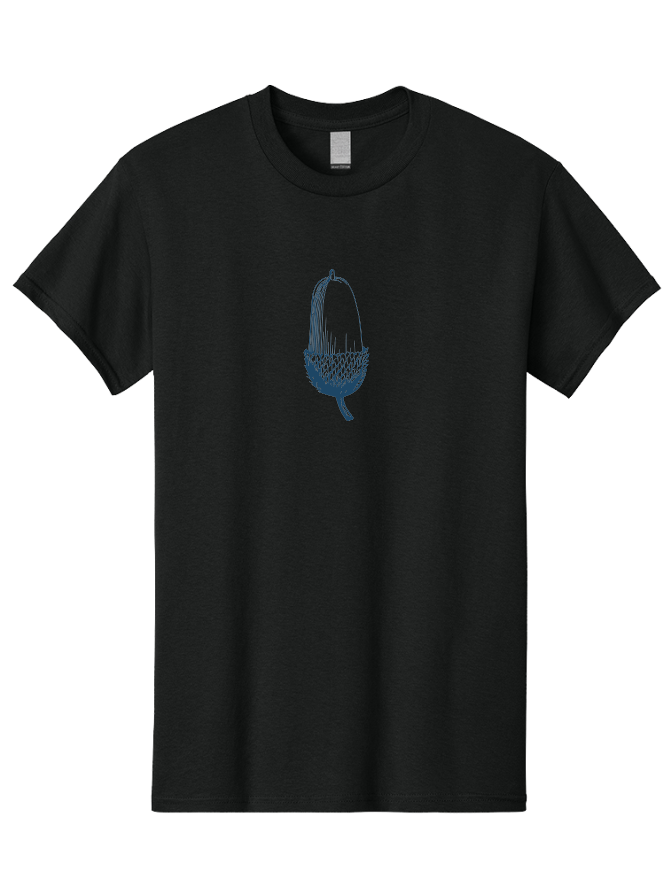Acorn Men'S Graphic Tee, 100% Cotton, Comfortable Casual Summer Wear, Machine Washable, Acorn Illustration, Oak Tree Symbol, Nature-Inspired Design, Botanical Art, Simple Line Drawing, Forest Element, Abstract Shape, Minimalist Icon Aae093