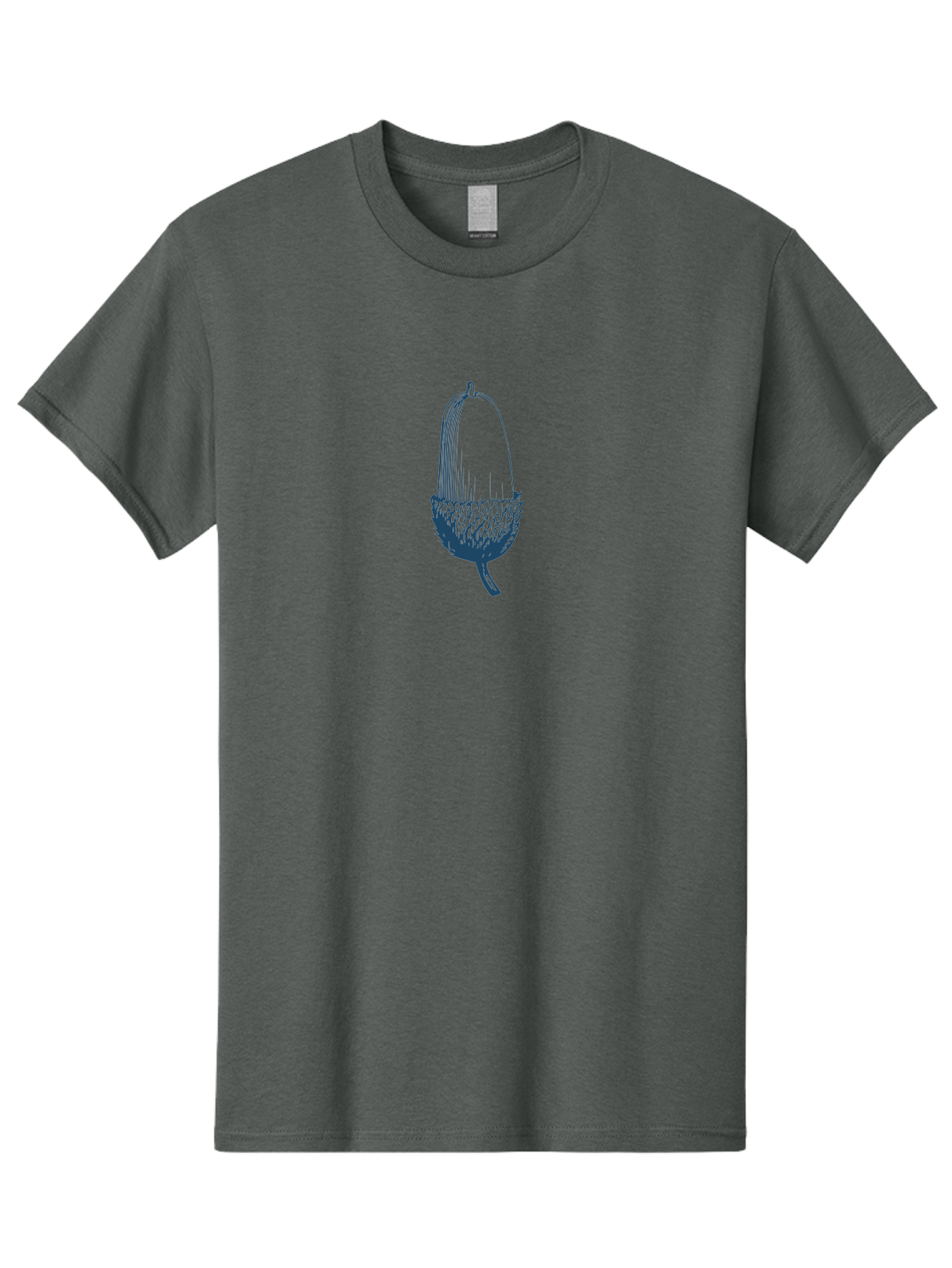 Acorn Men'S Graphic Tee, 100% Cotton, Comfortable Casual Summer Wear, Machine Washable, Acorn Illustration, Oak Tree Symbol, Nature-Inspired Design, Botanical Art, Simple Line Drawing, Forest Element, Abstract Shape, Minimalist Icon Aae093