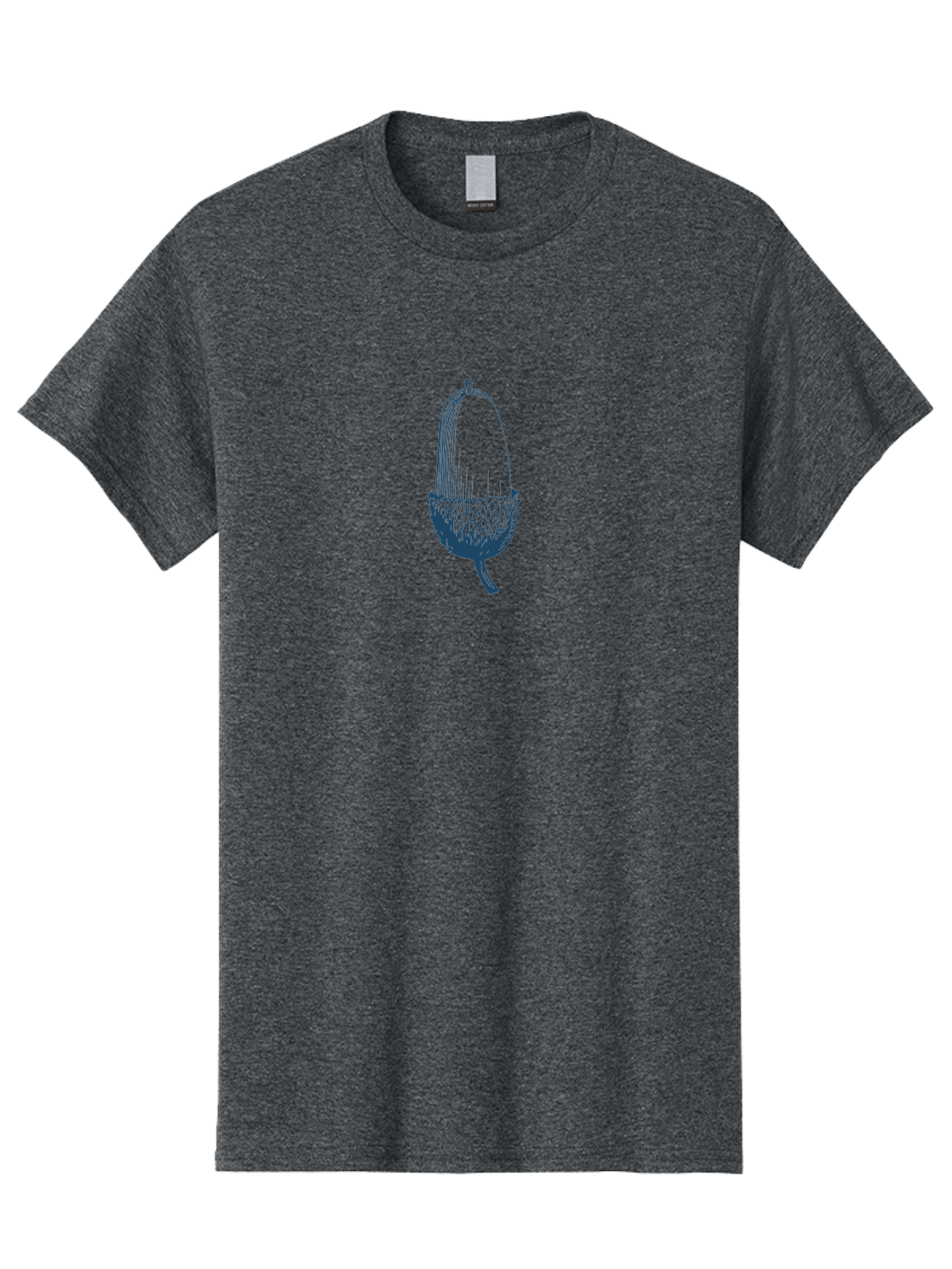 Acorn Men'S Graphic Tee, 100% Cotton, Comfortable Casual Summer Wear, Machine Washable, Acorn Illustration, Oak Tree Symbol, Nature-Inspired Design, Botanical Art, Simple Line Drawing, Forest Element, Abstract Shape, Minimalist Icon Aae093