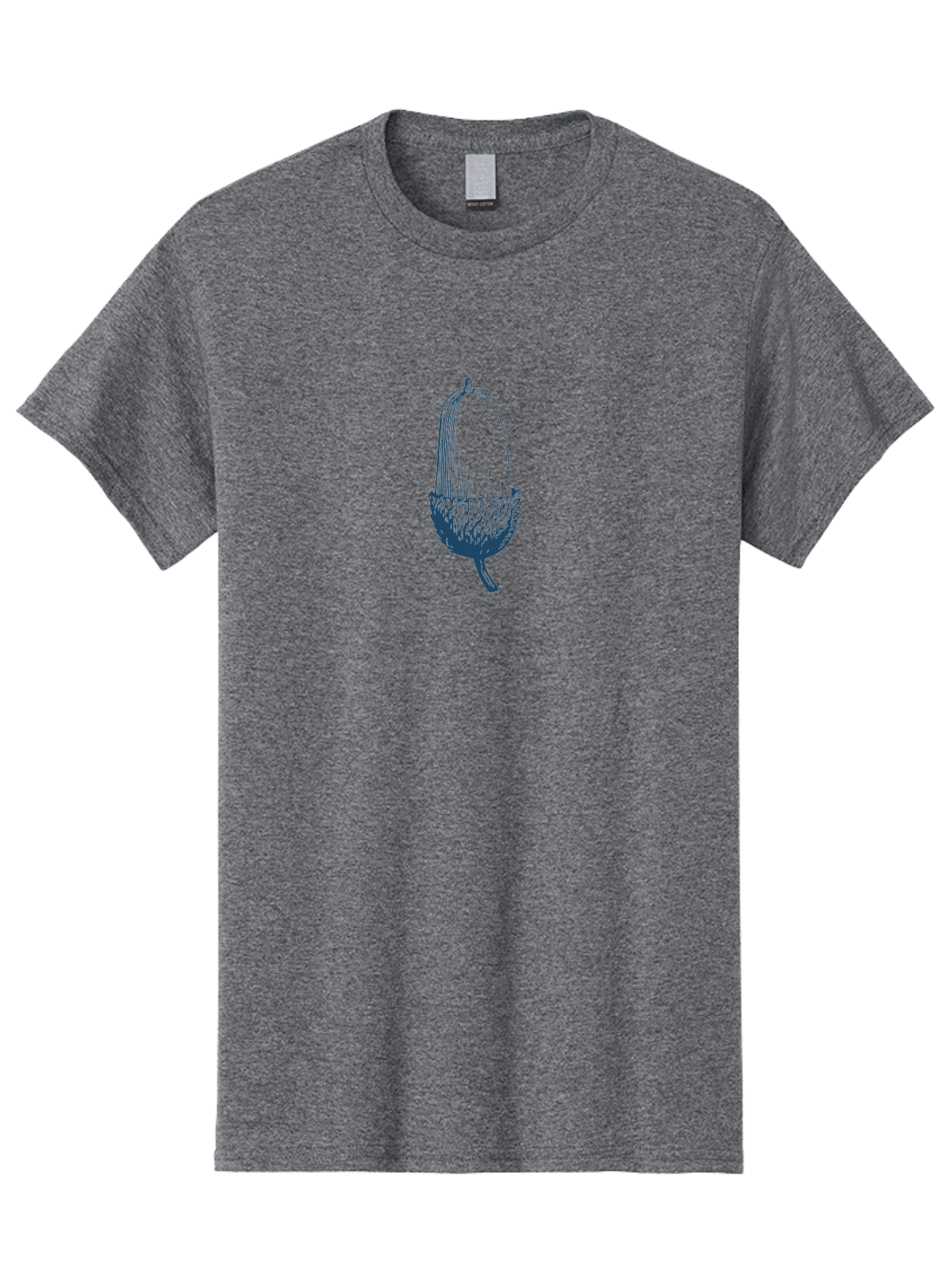 Acorn Men'S Graphic Tee, 100% Cotton, Comfortable Casual Summer Wear, Machine Washable, Acorn Illustration, Oak Tree Symbol, Nature-Inspired Design, Botanical Art, Simple Line Drawing, Forest Element, Abstract Shape, Minimalist Icon Aae093