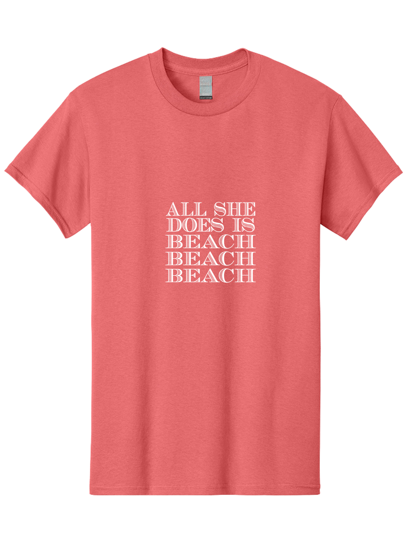 All She Does Is Men'S Graphic Tee, 100% Cotton, Comfortable Casual Summer Wear, Machine Washable, Beach Lifestyle, Beach Quotes, Summer Vibes, Coastal Living, Beachy Feel, Positive Affirmations Aae098